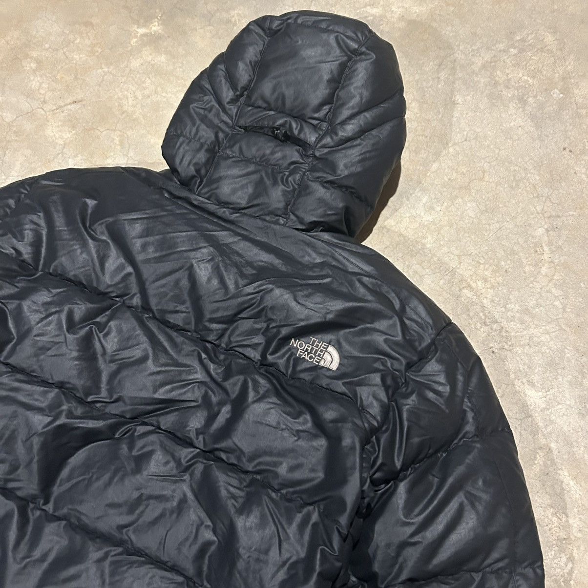 The North Face × Vintage The North Face Hooded Down Fill 700 Nuptse Puffer Jacket Size US M / EU 48-50 / 2 - 11 Thumbnail