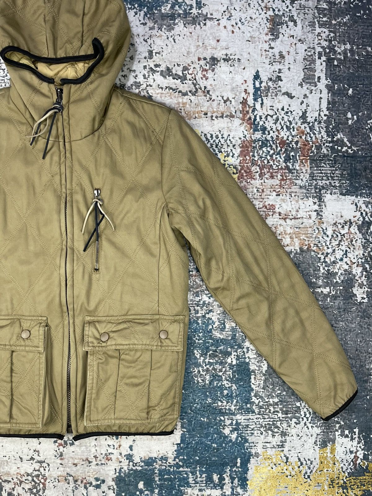 Japanese Brand How’s T.T.U Off And On Reversible Diamond Quilted Jackets Size S / US 4 / IT 40 - 3 Thumbnail