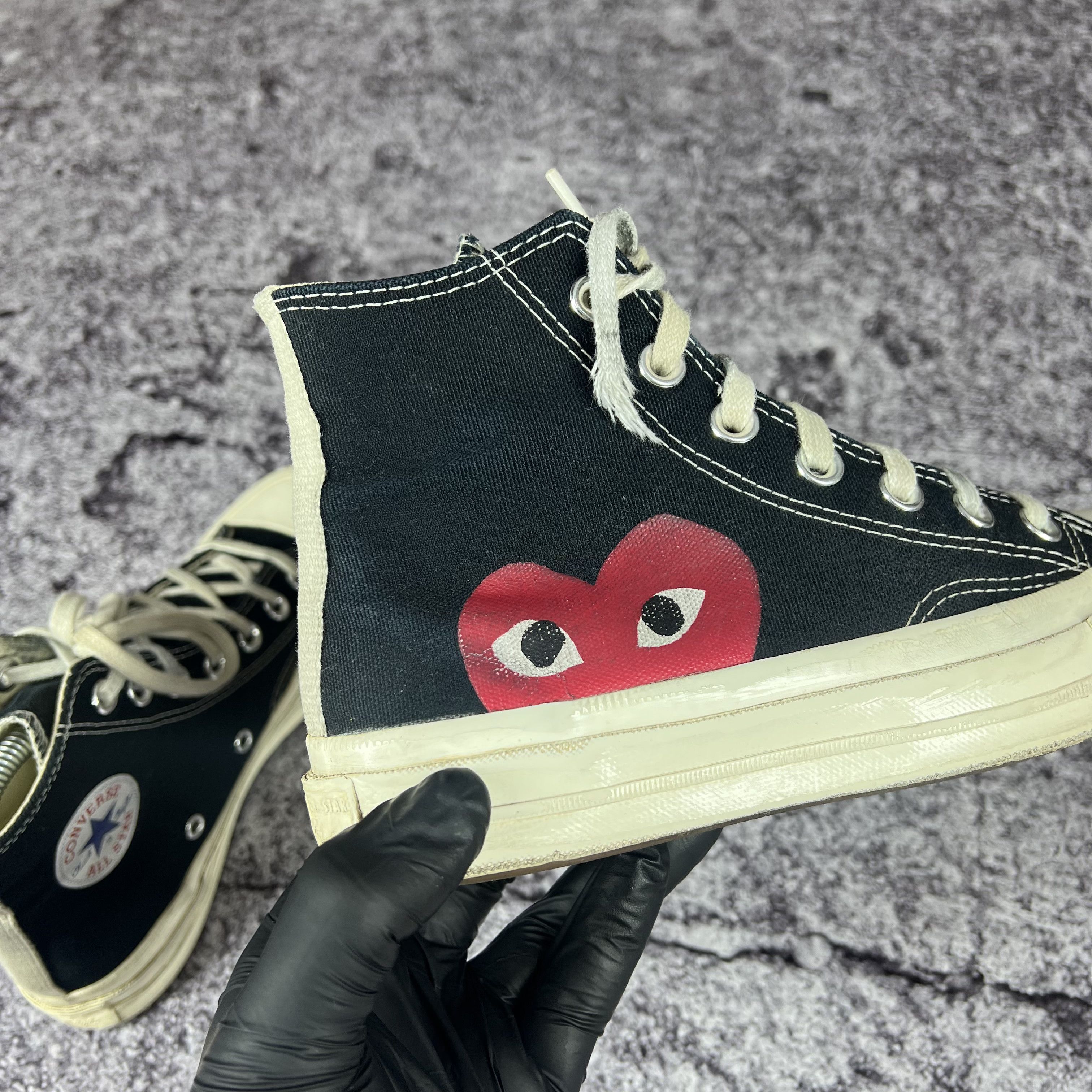 Comme des Garcons PLAY × Converse Come des Garcons x Converse Sneakers Size UK 3 / EUR 35 Size US 5.5 / IT 35.5 - 11 Thumbnail