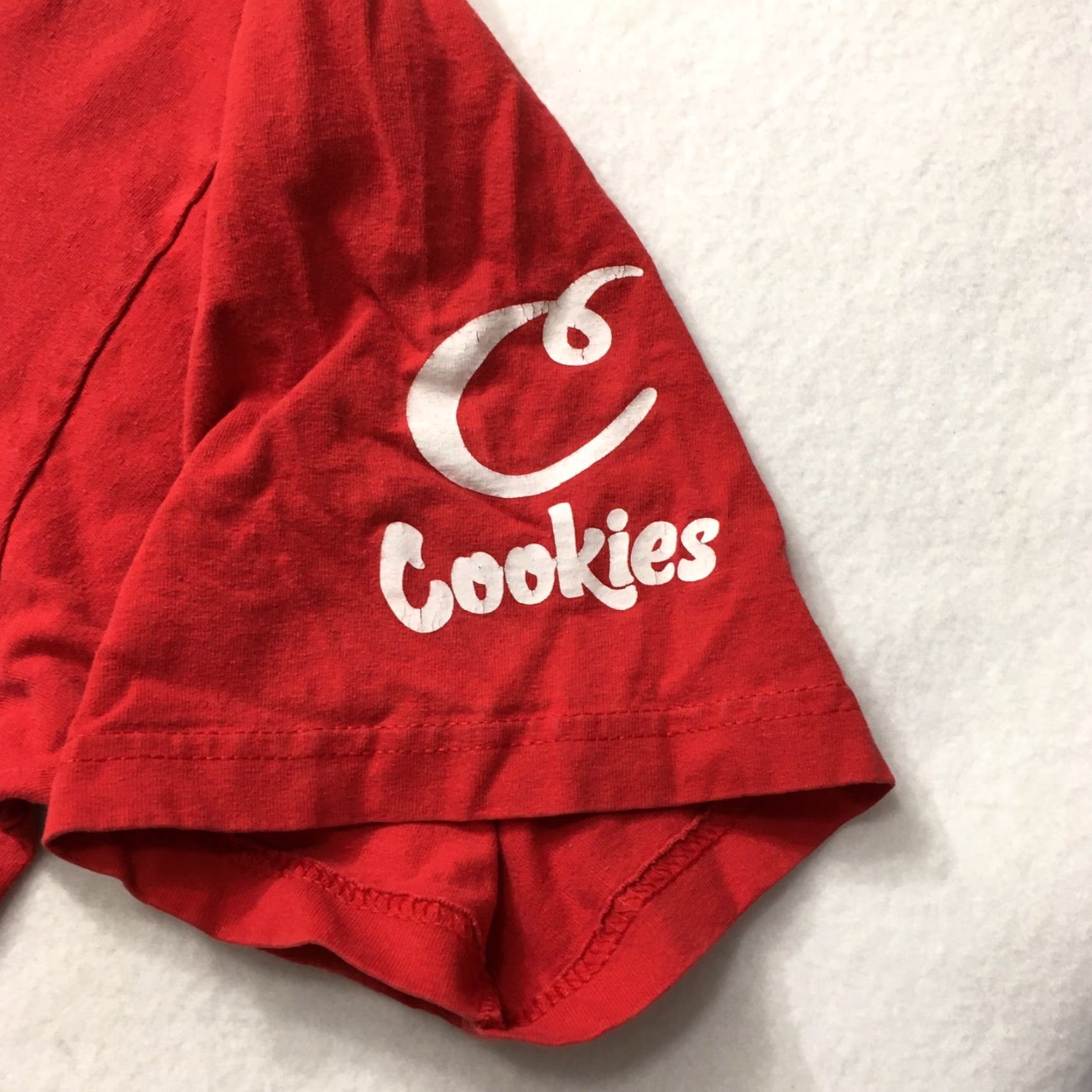 Vintage Shaka Wear Cookies Shirt Mens Red Graphic Logo Streetwear Tee T-Shirt 4XL Size US XXL / EU 58 / 5 - 6 Thumbnail