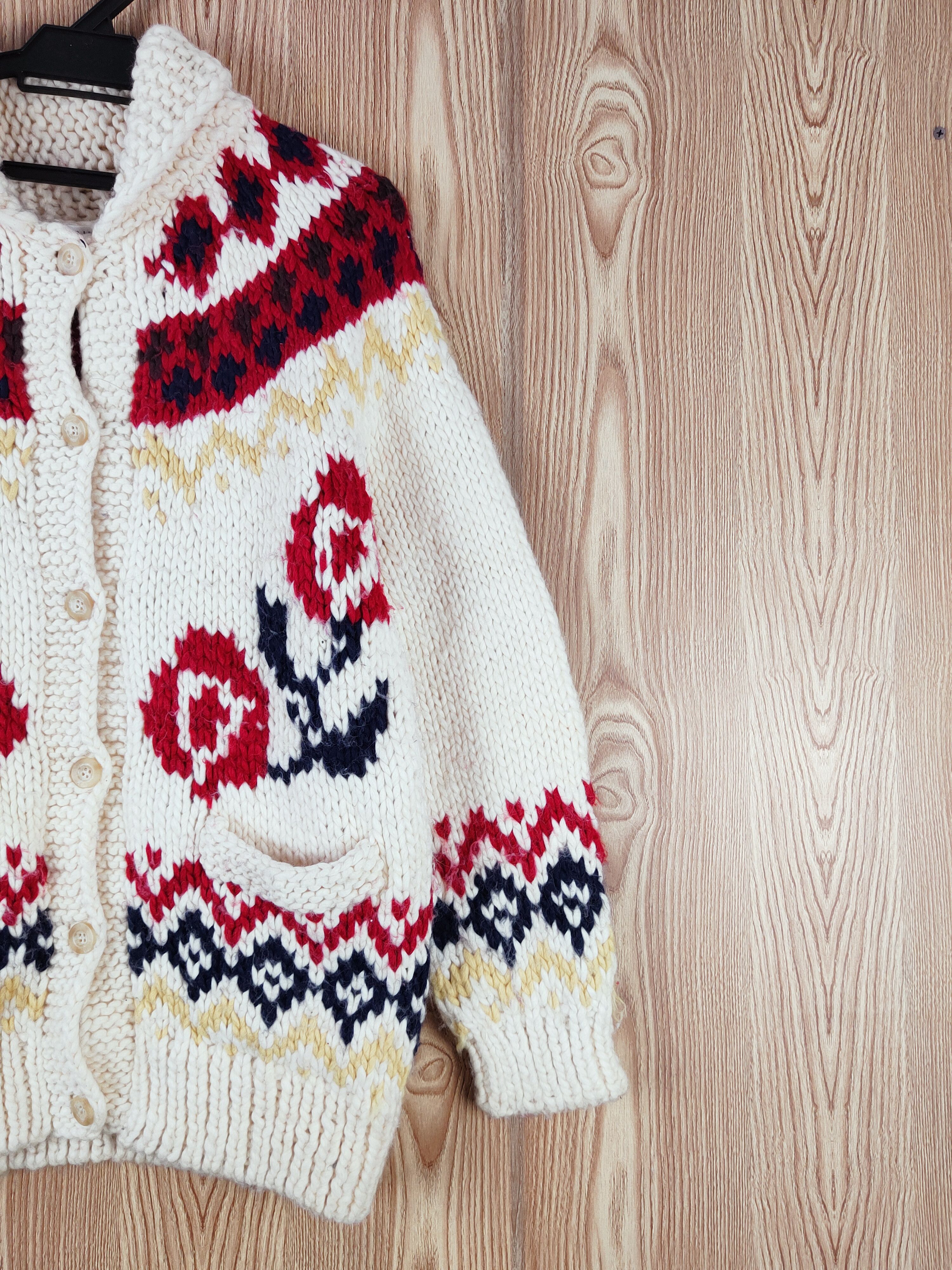 Japanese Brand Mamaikuko de Paris Cream Knitwear Cardigan #W583 Size M / US 6-8 / IT 42-44 - 6 Thumbnail