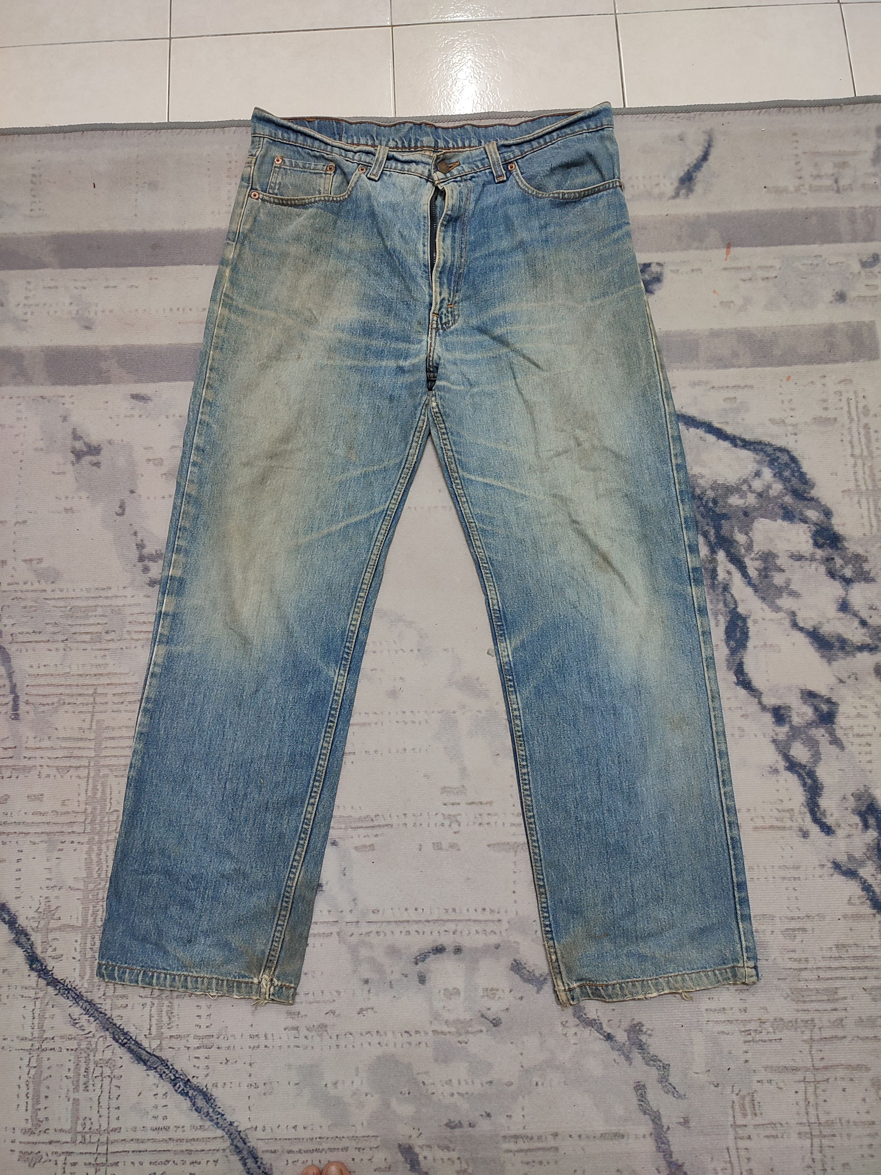 Levi's × Vintage 501 Levis Vintage Distressed Denim Size US 36 / EU 52 - 1 Thumbnail