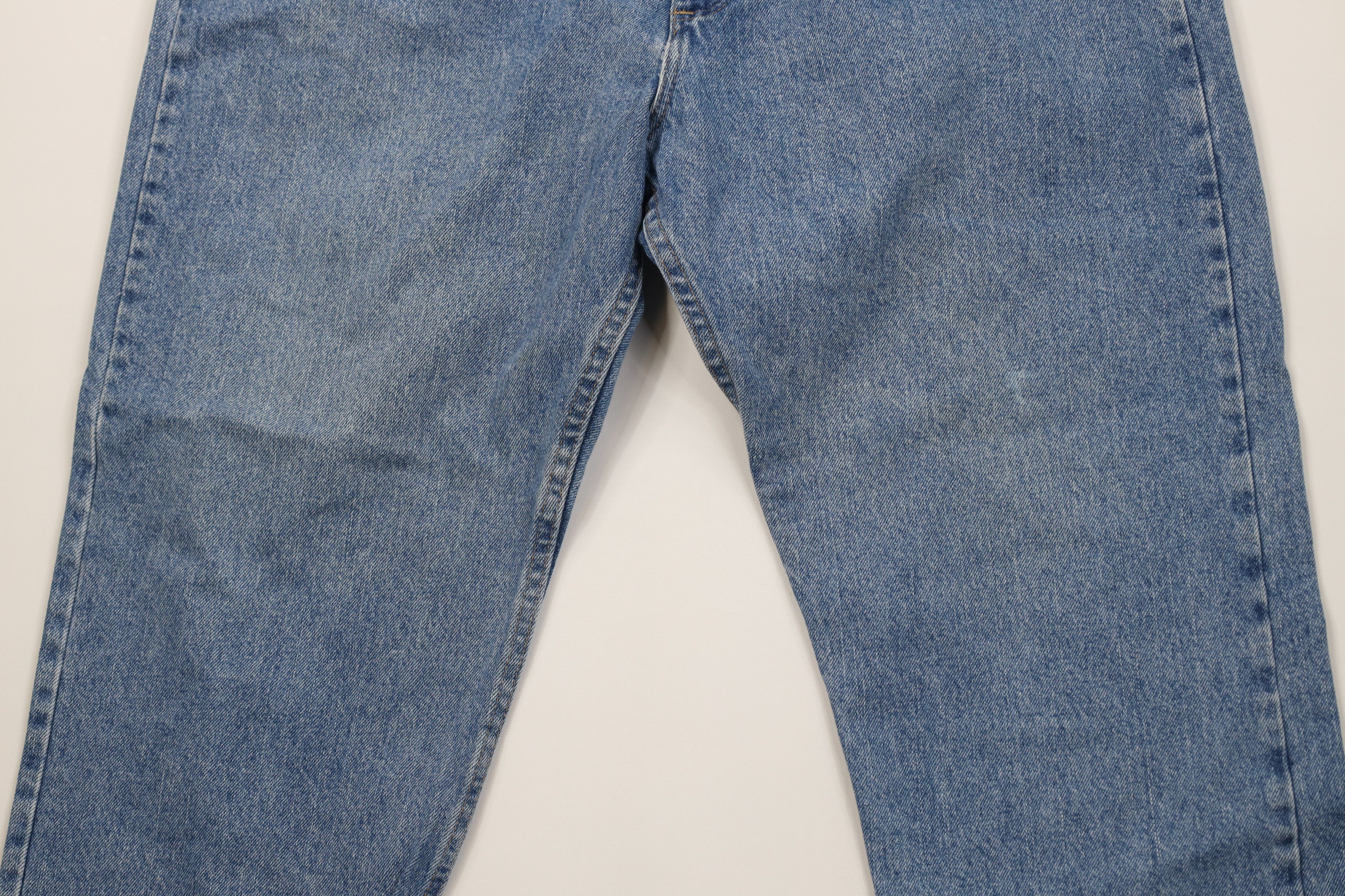 Wrangler Vintage Y2K Wrangler Faded Wide Leg Denim Jeans Blue Cotton Size US 40 / EU 56 - 3 Thumbnail