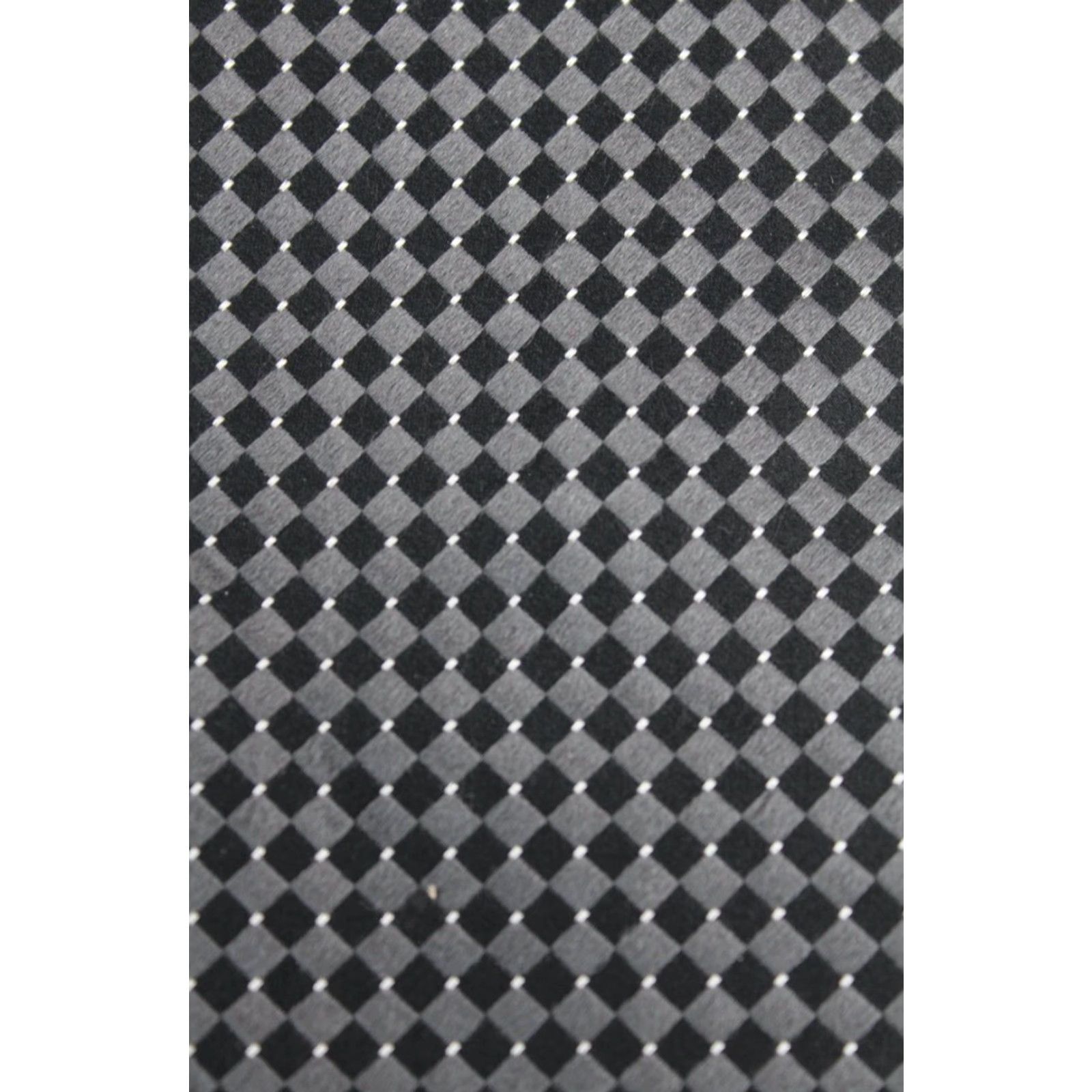 Vintage Donald J. Trump Silk Necktie Mens Black Silver Diamond Signature Collection Luxury Size ONE SIZE - 3 Thumbnail