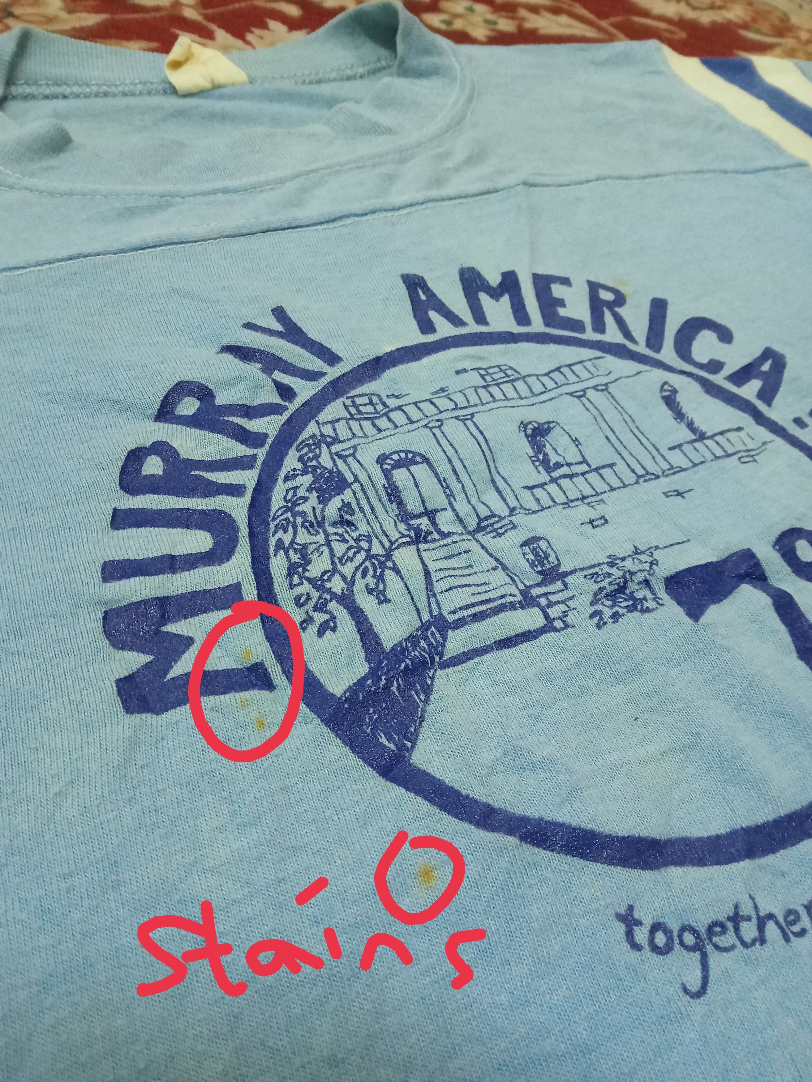 Other Vintage Extremely Rare Murray America ! 70's T Shirt Size US M / EU 48-50 / 2 - 9 Thumbnail