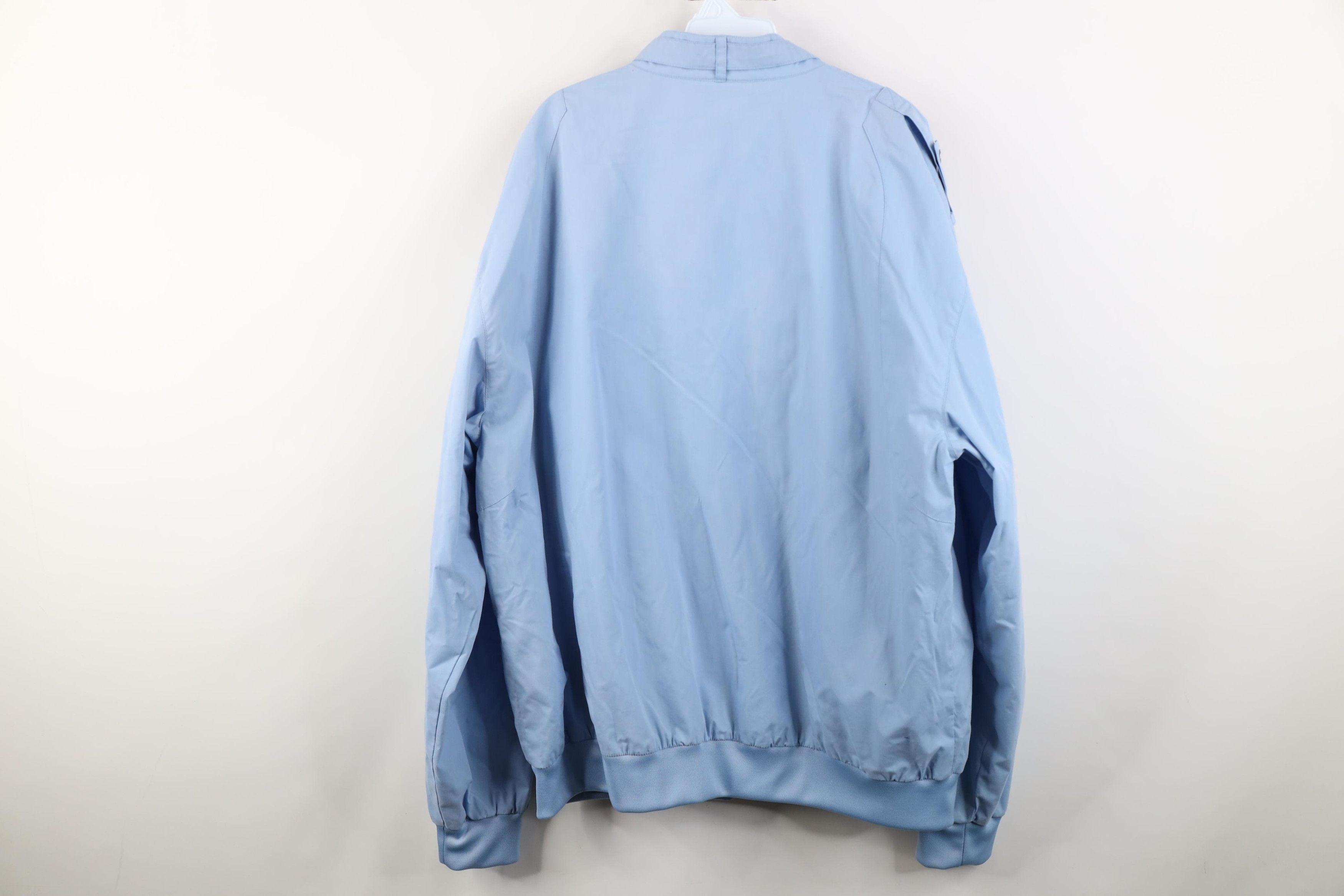 Vintage Vintage 90s Streetwear Racer Bomber Jacket Carolina Blue Size US XL / EU 56 / 4 - 14 Thumbnail