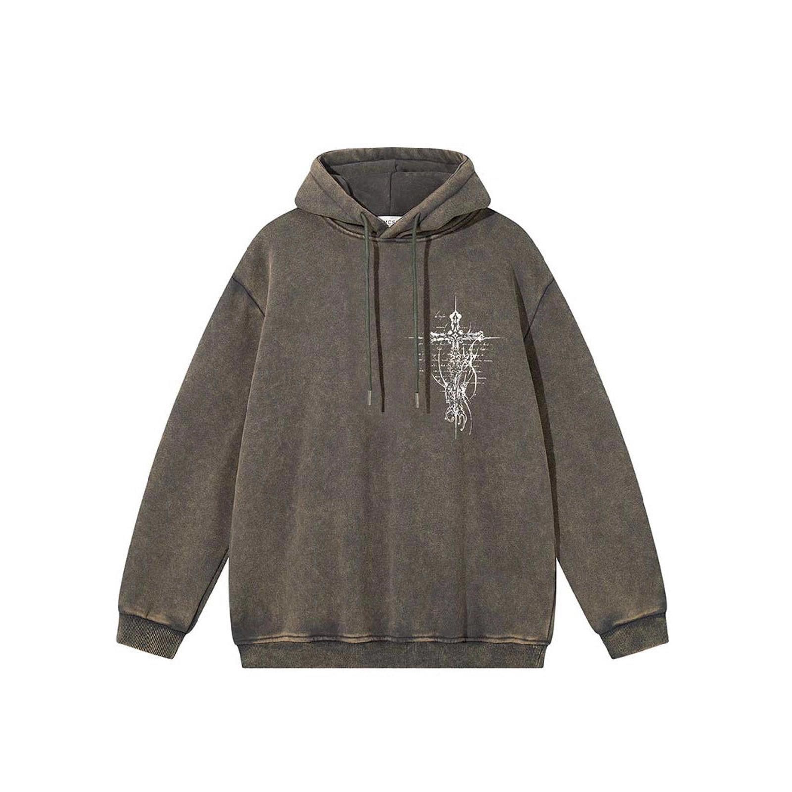 Japanese Brand Cross Gothic Oversized Hoodie, Streetwear Hoodie Size US M / EU 48-50 / 2 - 3 Thumbnail