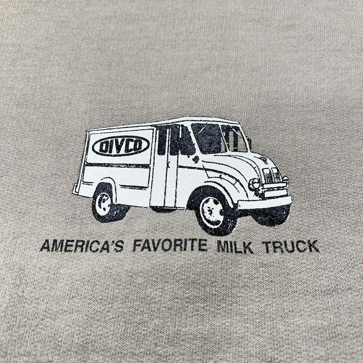 Vintage Divco Crewneck Sweatshirt Beige Logo Milk Truck Uniform Size US XXL / EU 58 / 5 - 4 Thumbnail