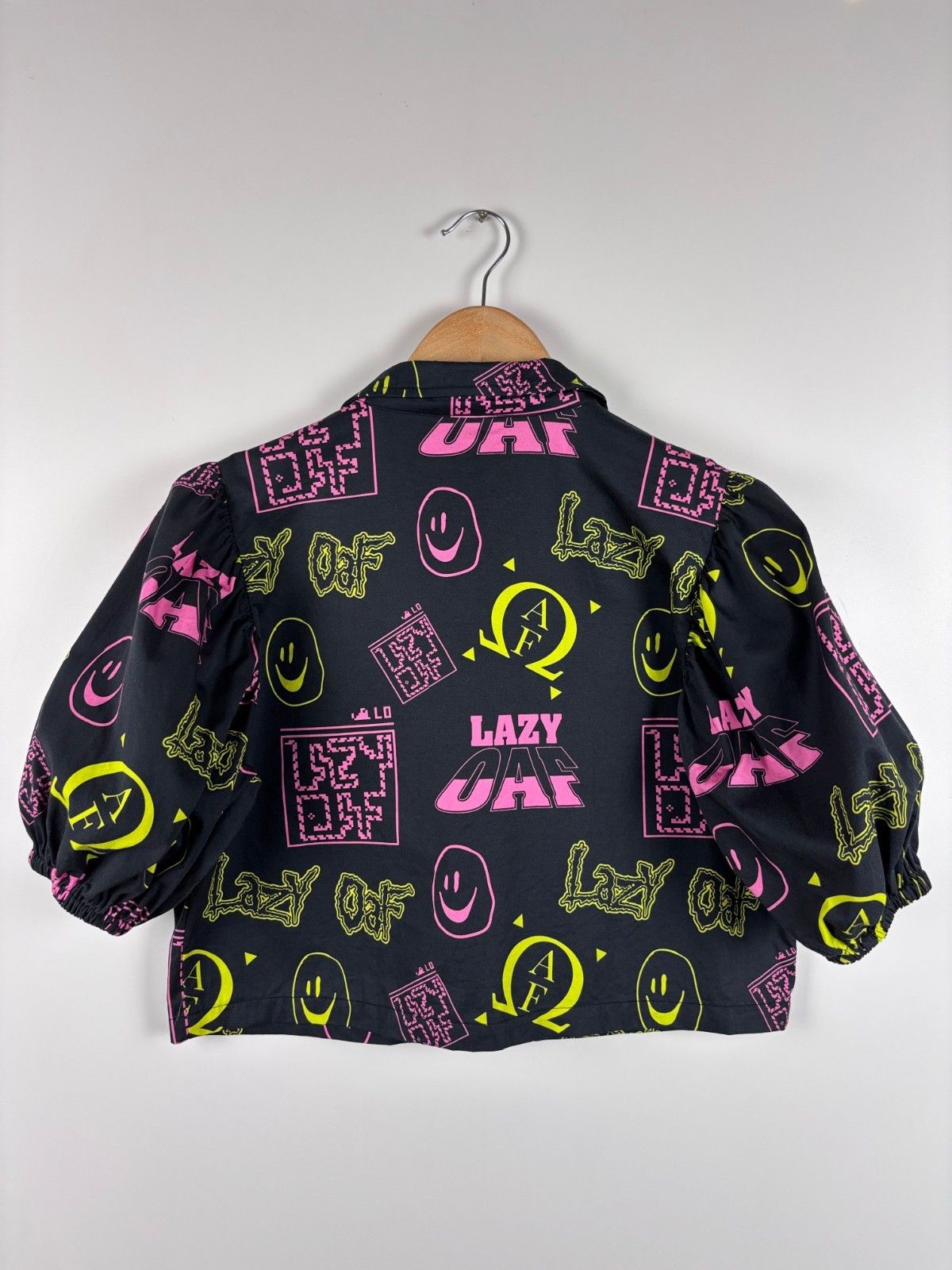 Lazy Oaf Lazy Oaf Button Down Shirt Colorful Top Black Size US 6 Size M / US 6-8 / IT 42-44 - 4 Thumbnail