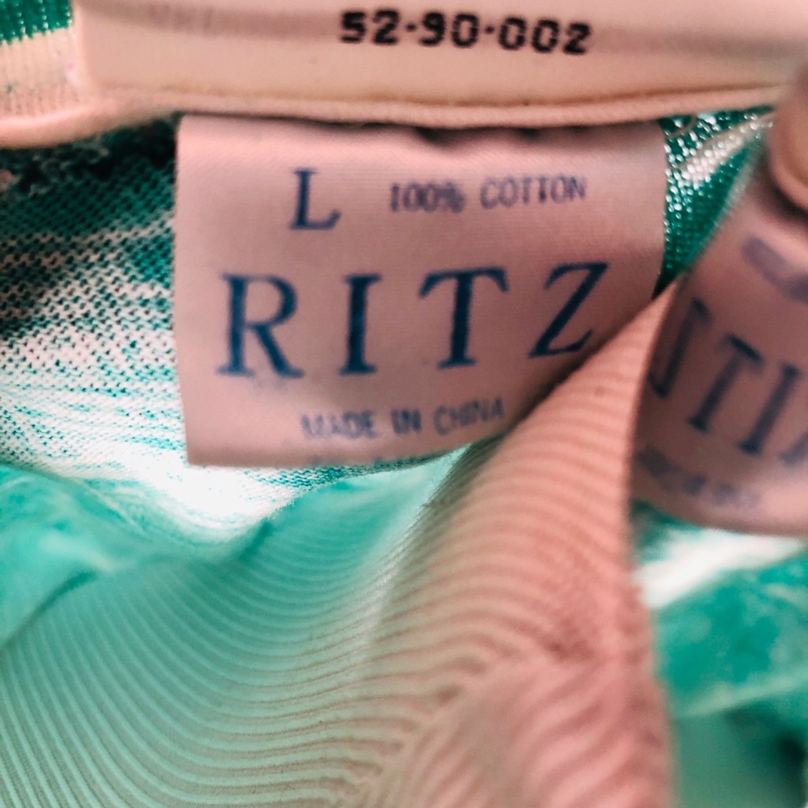 The Unbranded Brand Ocean Blue Surfer Ritz T-Shirt Vintage Blue All Over Print L Size US L / EU 52-54 / 3 - 8 Thumbnail