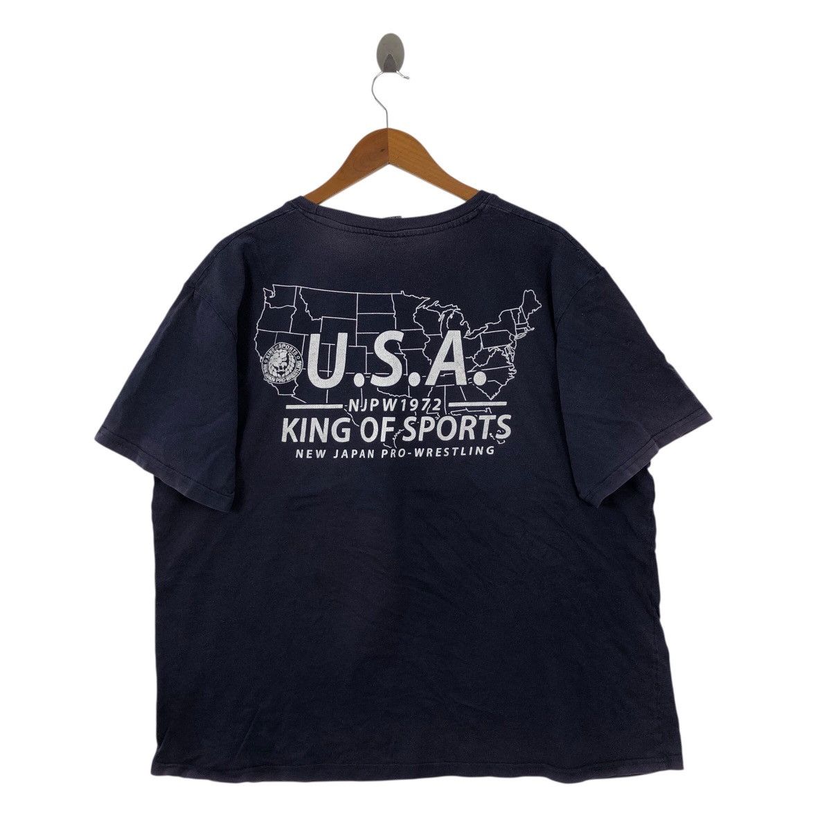 Japanese Brand NJPW New Japan Pro-Wrestling T-Shirt Size US XXL / EU 58 / 5 - 6 Thumbnail