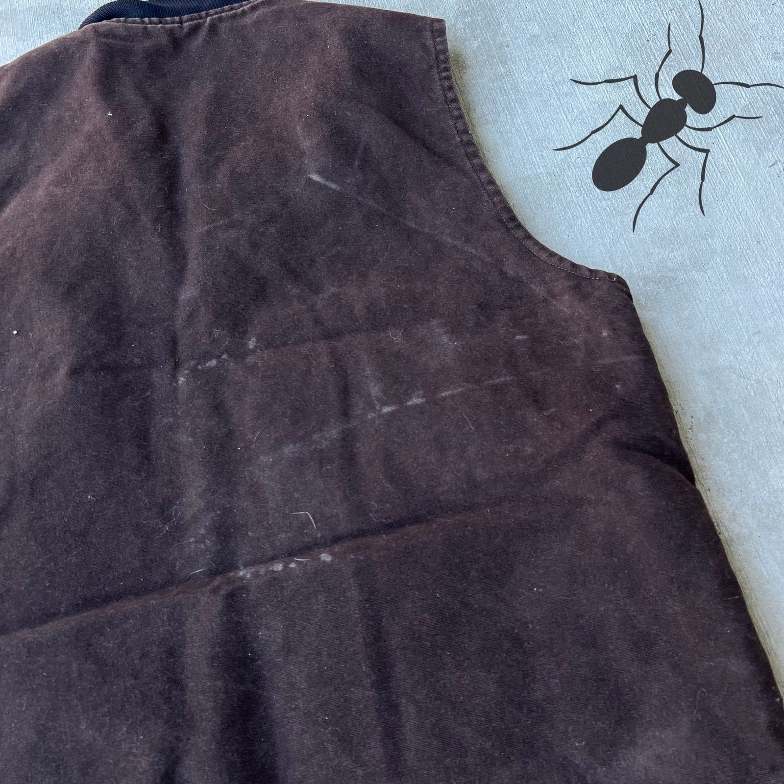 Carhartt × Vintage Carhartt V02 DKB large brown quilted work wear vest Size US L / EU 52-54 / 3 - 4 Thumbnail
