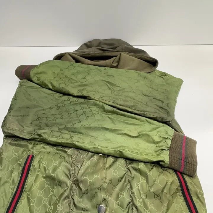 Gucci Gucci Gucci Stylish Hooded Jacket in Olive Green -2506 Size US S / EU 44-46 / 1 - 3 Thumbnail