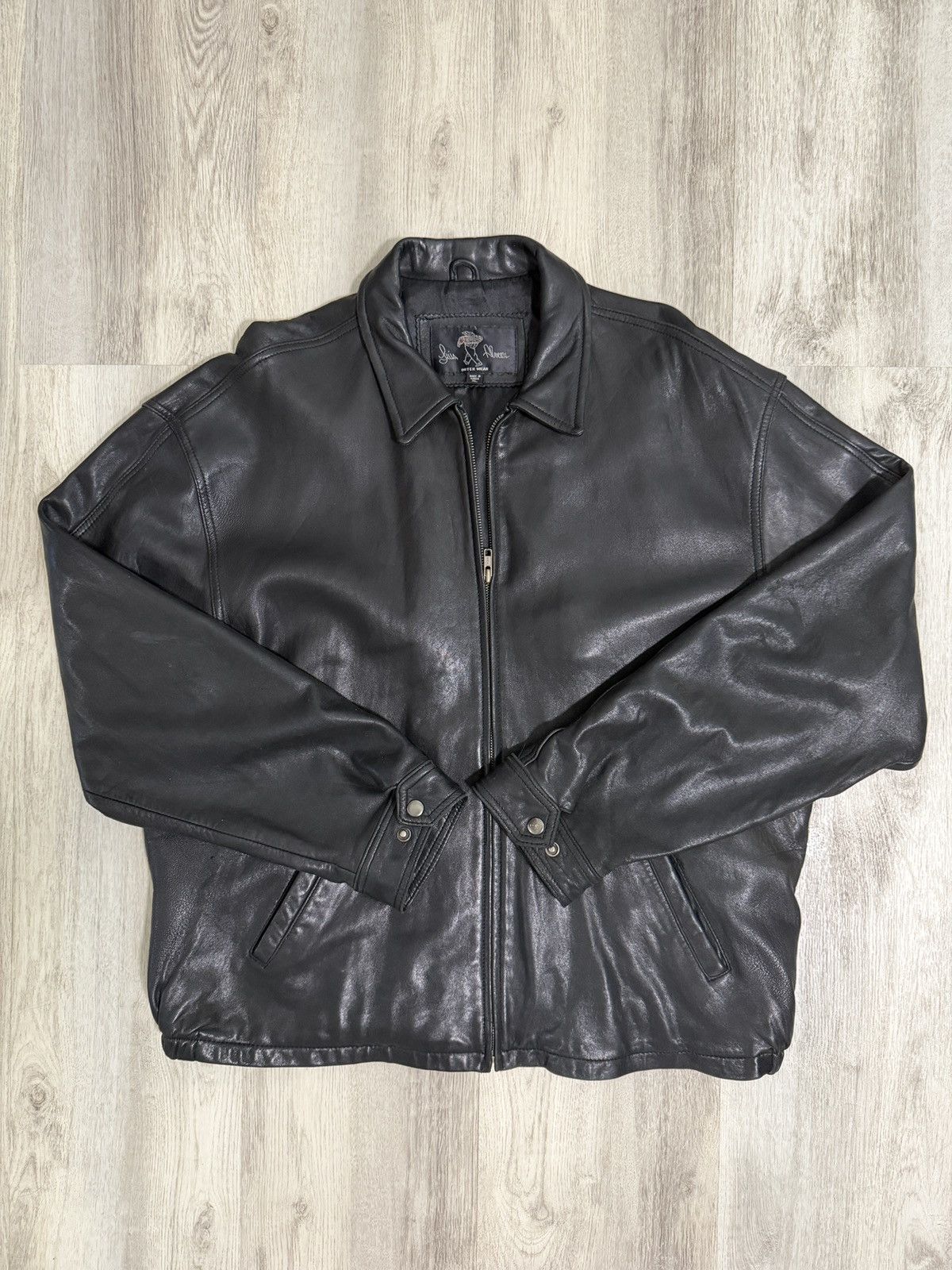 Other LUIS ALVEAR Genuine Leather Black Jacket Size US XL / EU 56 / 4 - 1 Thumbnail