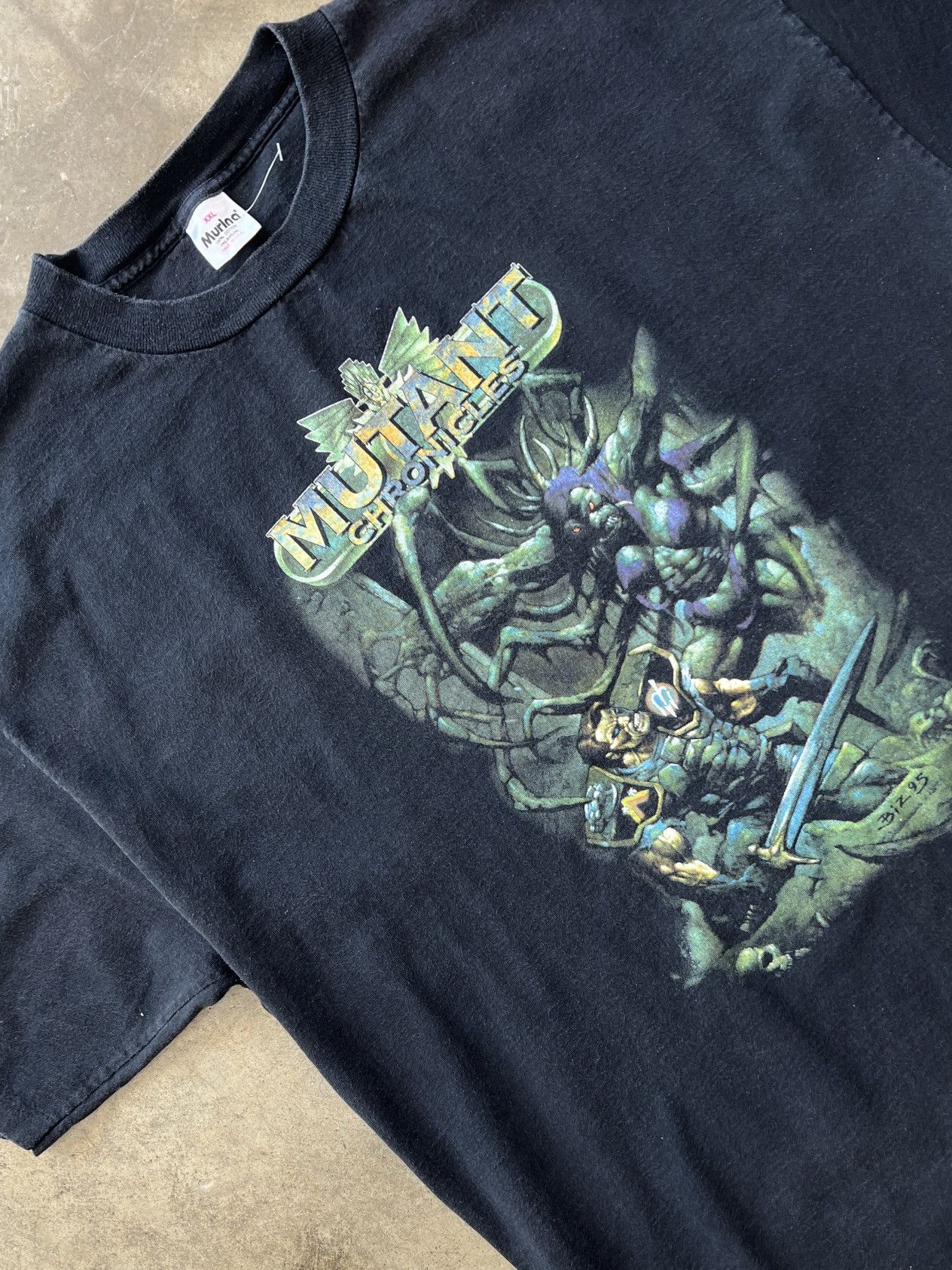 Vintage 1995 Mutant Chronicles Single Stitch Game Tee XXL