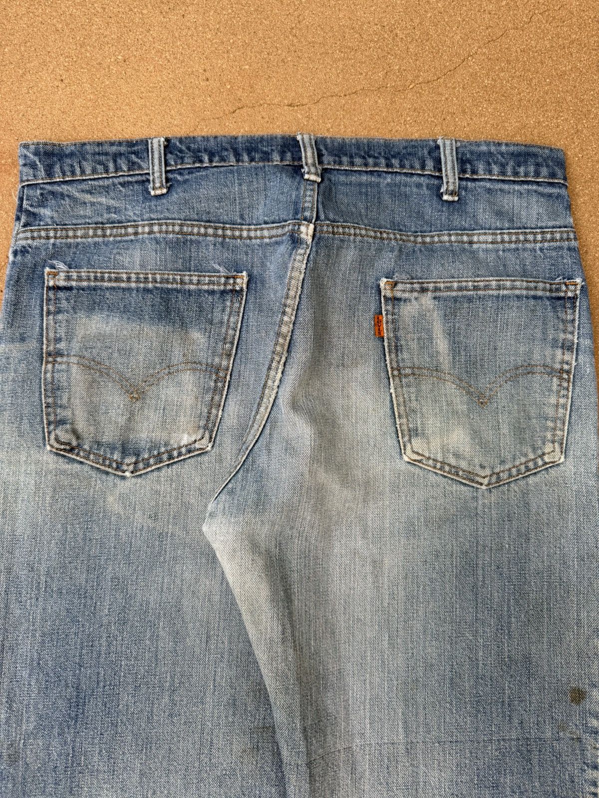 Levi's Vtg 70’s Levi’s 646 Orange Tab Bellbottom Flare Jeans 36x30 Size US 36 / EU 52 - 7 Thumbnail