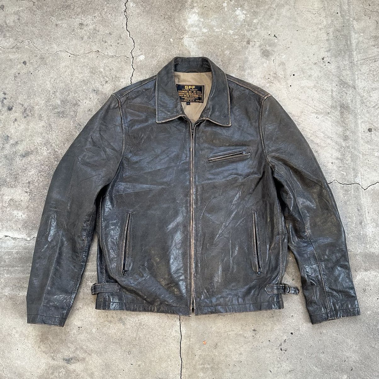 Other Vintage Tuareg 100% military leather jacket with