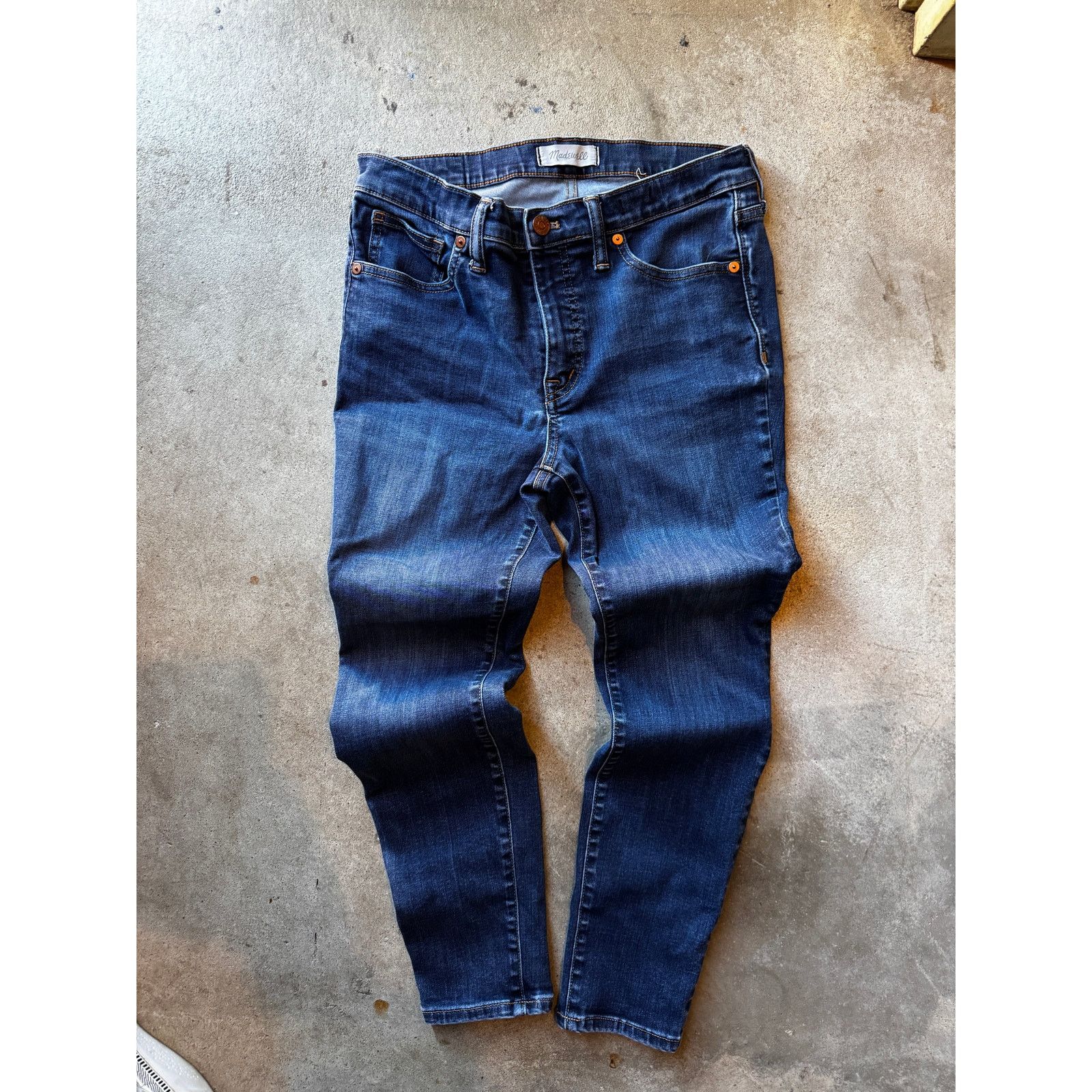 Madewell Madewell Mid-Rise Skinny Blue Jeans (29P) Size 29" - 1 Thumbnail