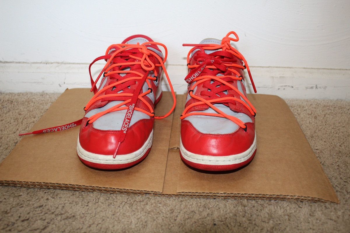 Nike Off-White Nike Dunk Low Size US 11 / EU 44 - 1 Thumbnail