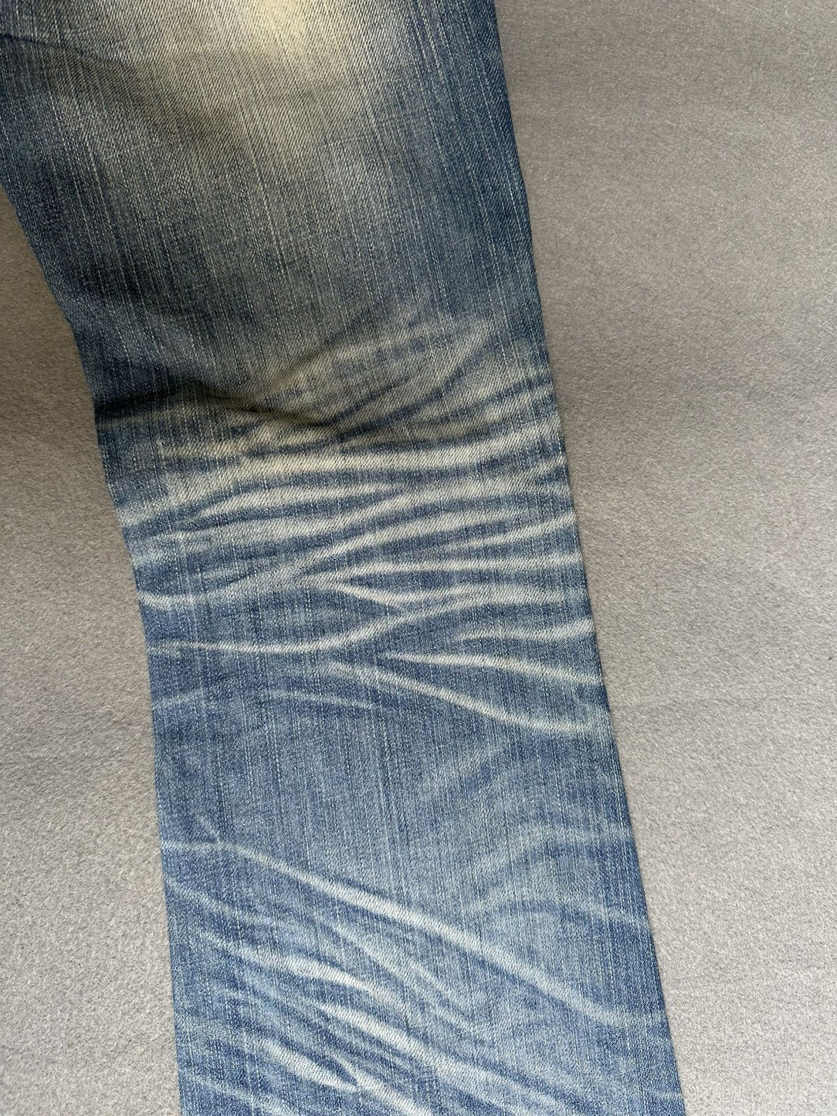 Japanese Brand FLARE Lolita Claw Marks Distressed Denim Size US 29 - 16 Thumbnail