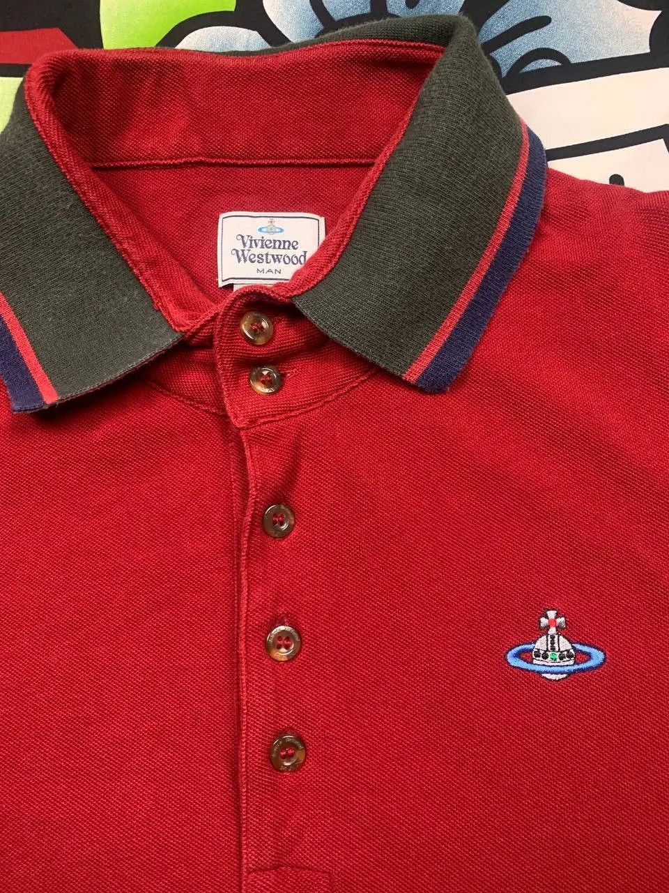 Vivienne Westwood Vivienne Westwood luxury polo red shirt Size XXL Size US XXL / EU 58 / 5 - 3 Thumbnail
