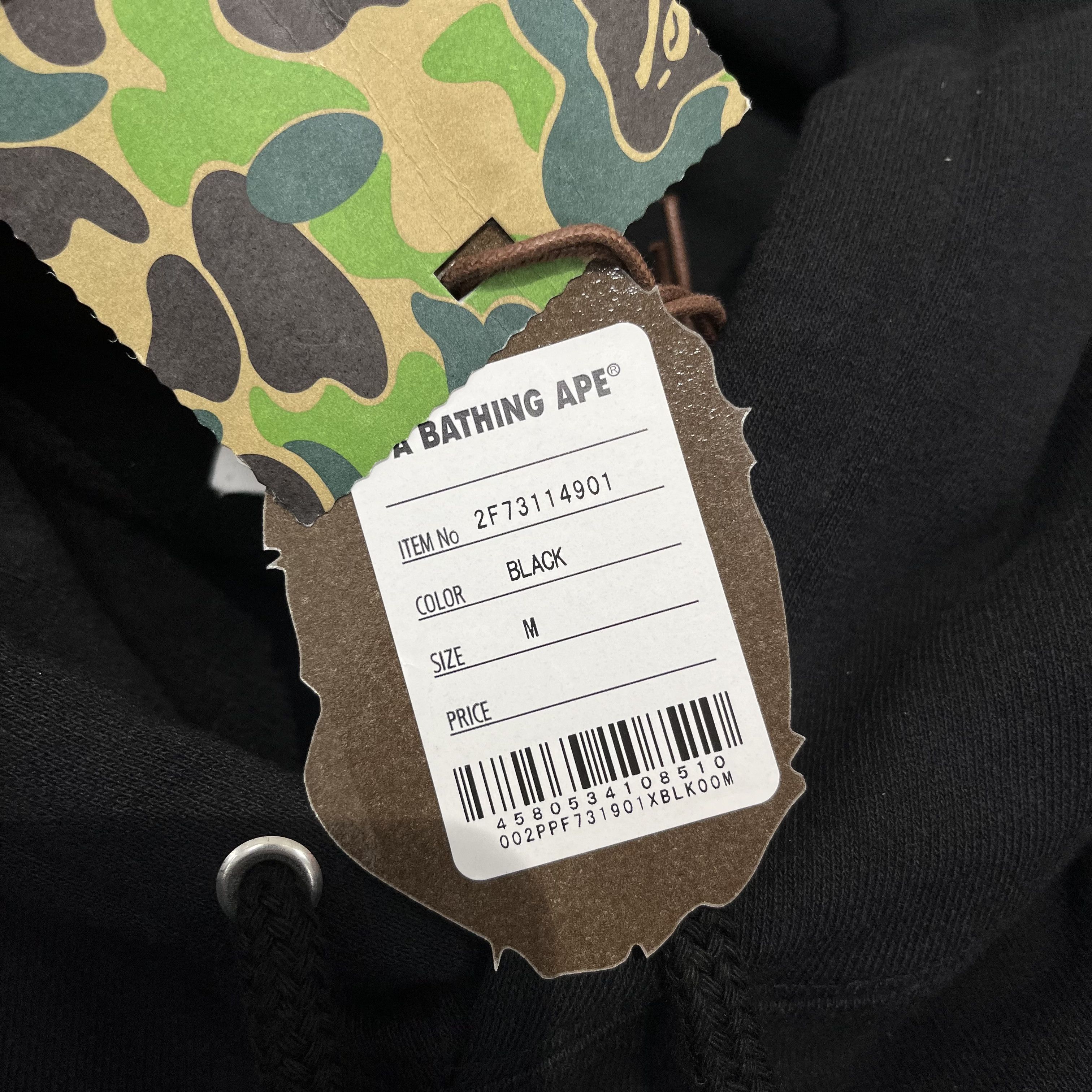 Bape × Wiz Khalifa Bape Baby Milo x Wiz Khalifa Pullover Hoodie Black Size US M / EU 48-50 / 2 - 8 Thumbnail
