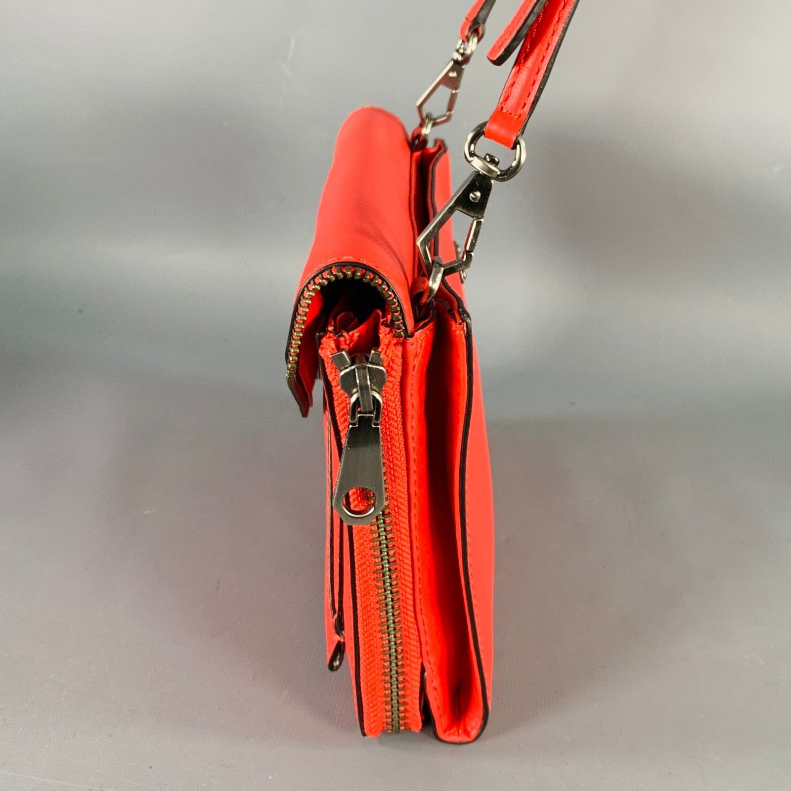 Rebecca Minkoff REBECCA MINKOFF Red Leather Cross Body Flap Handbag Size ONE SIZE - 5 Thumbnail