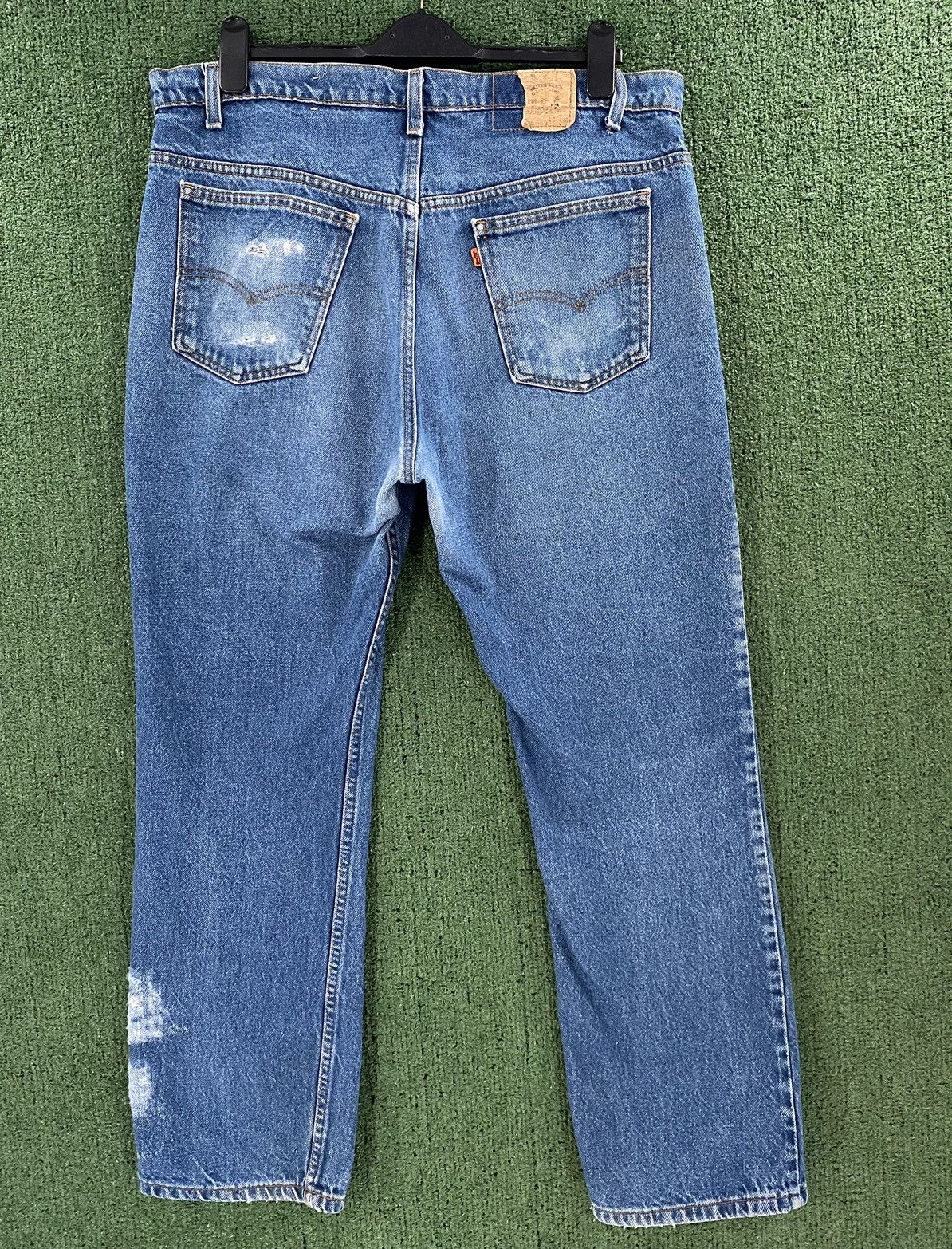 Levi's VTG 80’s Levi’s 40505-0215 Orange Tab Distressed Jeans Sz 38 Size US 38 / EU 54 - 3 Thumbnail