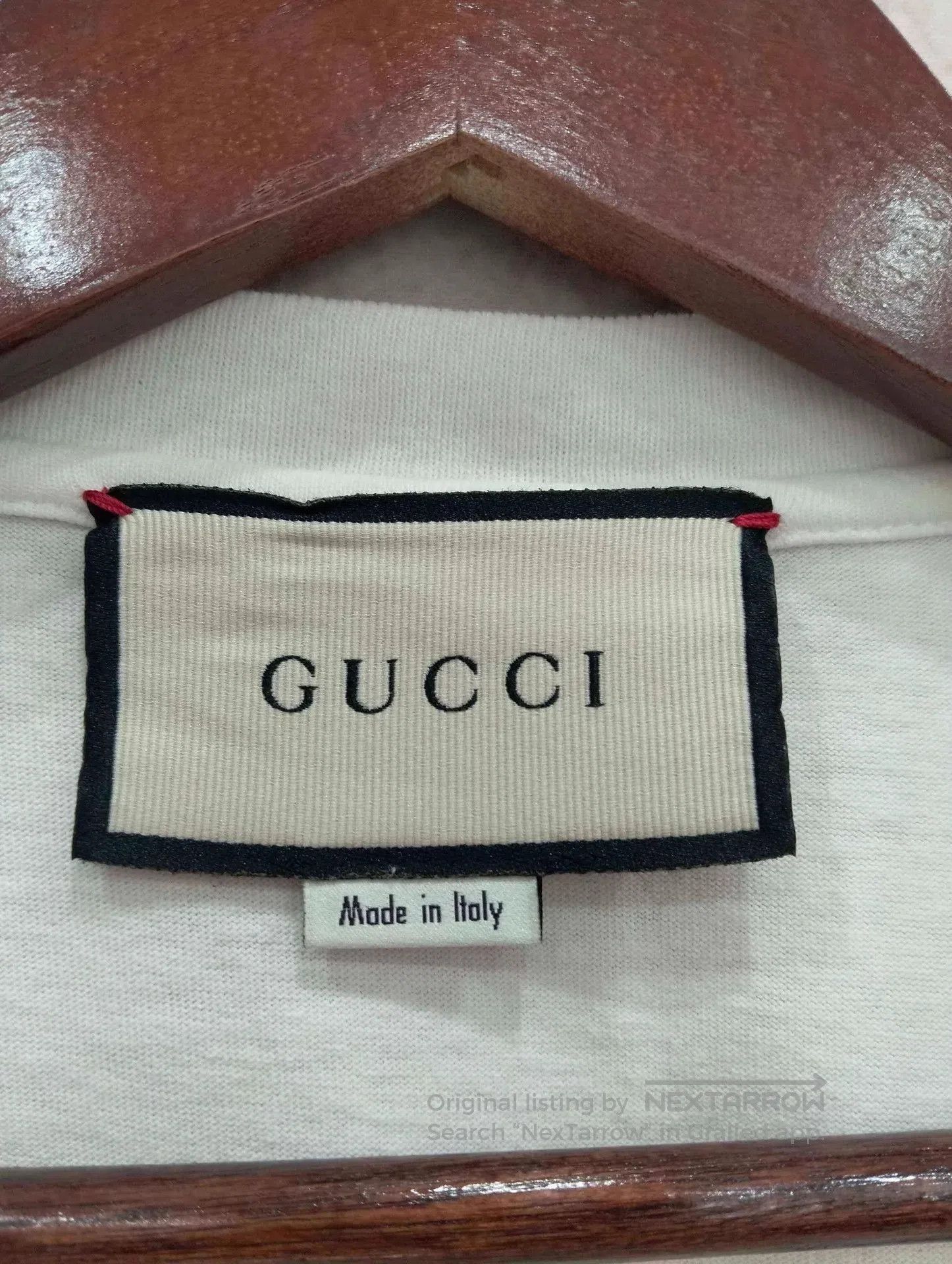 Gucci White Short Sleeve Logo Print T. Size US XS / EU 42 / 0 - 4 Thumbnail