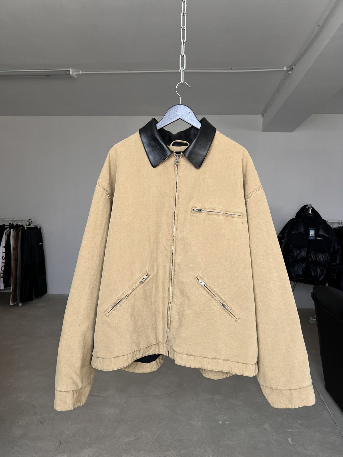 Balenciaga Balenciaga Worker Jacket Canvas Size US L / EU 52-54 / 3 - 14 Thumbnail