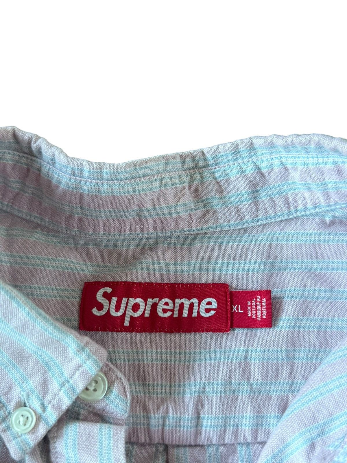 Supreme SS25 SUPREME Loose FIT SS OXFORD BUTTON UP SHIRT Size US XL / EU 56 / 4 - 3 Thumbnail