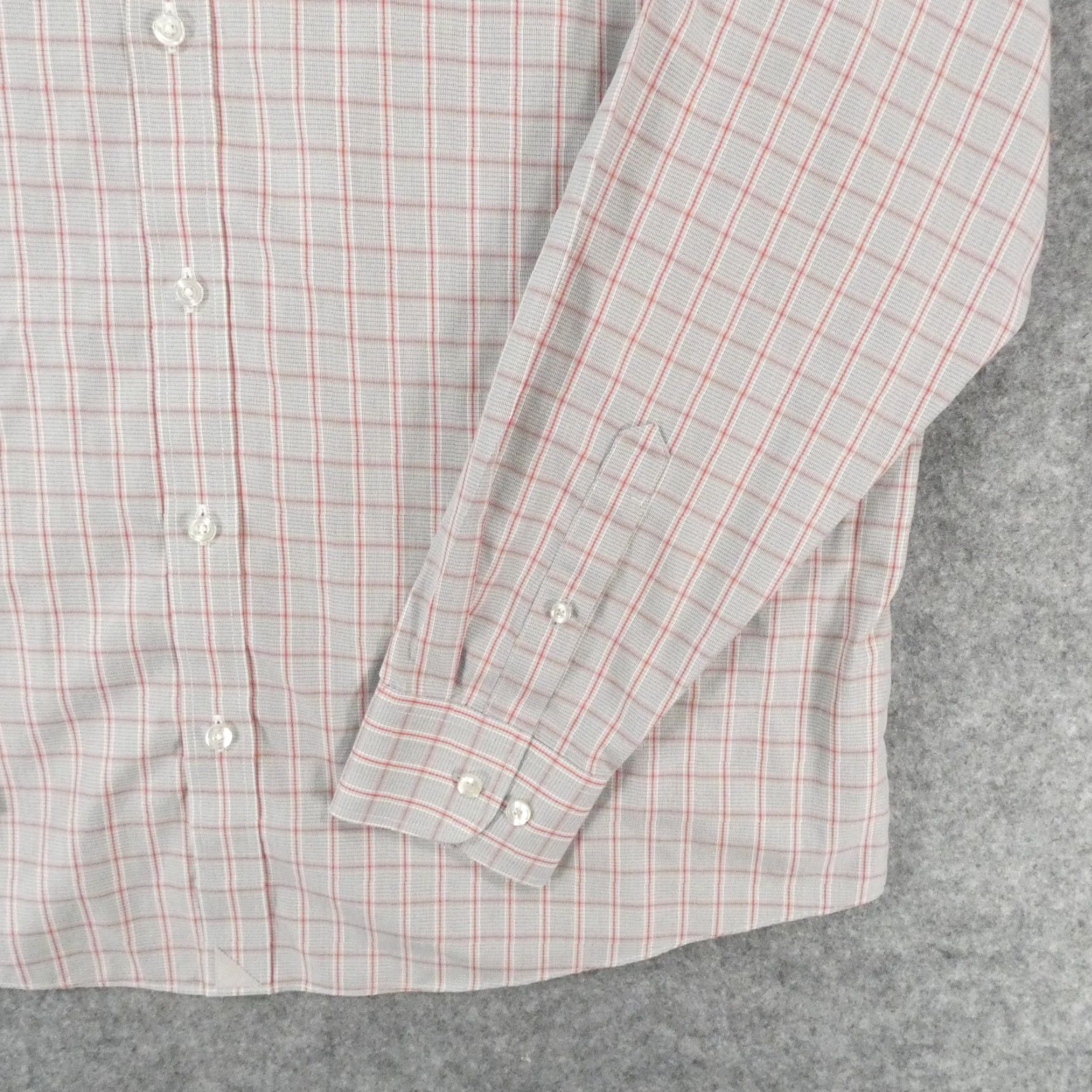UNTUCKit UNTUCKit Shirt Mens 2XL Long Sleeve Button-Up Gray Plaid Size US XXL / EU 58 / 5 - 5 Thumbnail