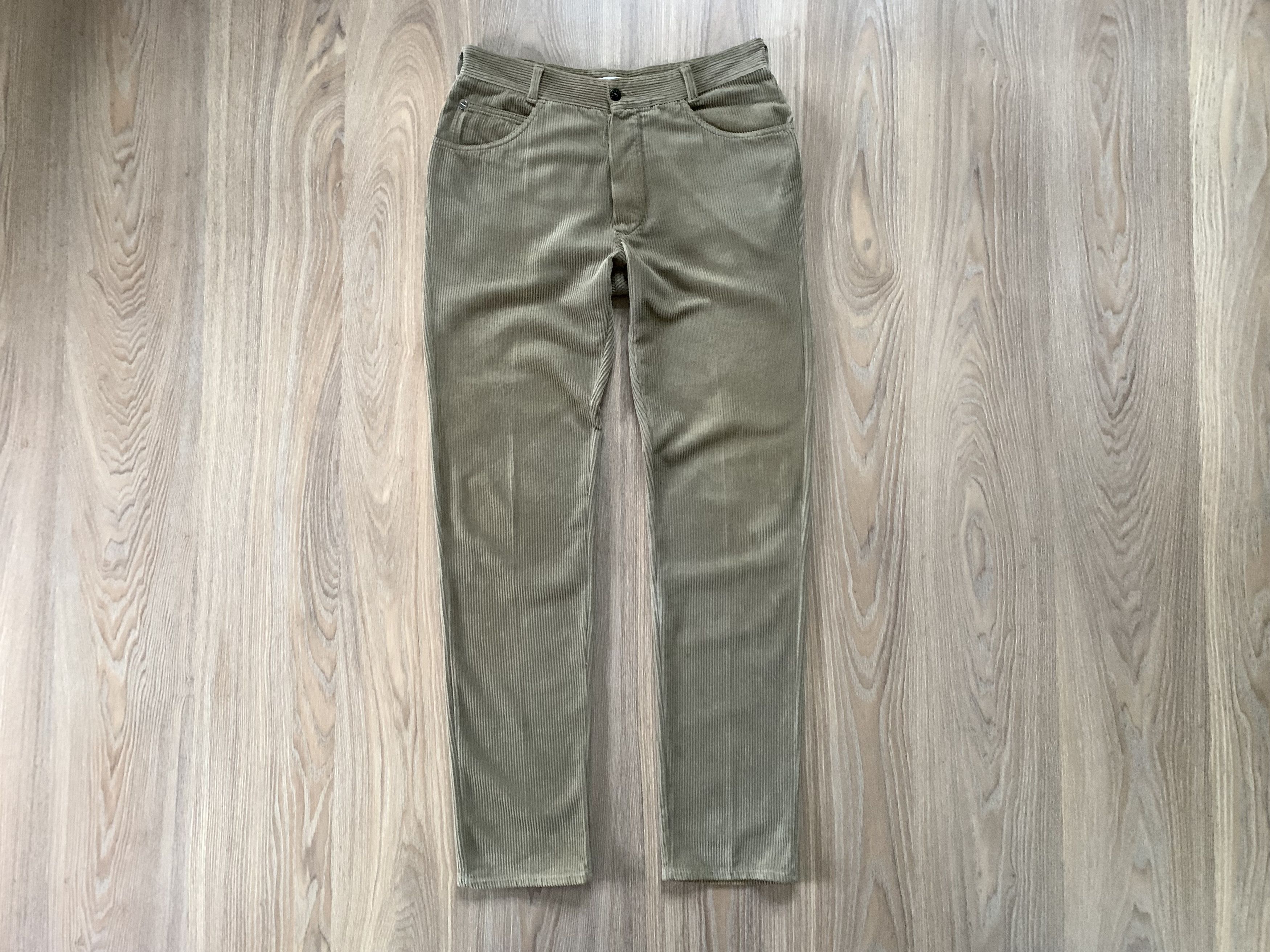 image of Vintage Stone Island Marina Velvet Pants 80's in Beige, Men's (Size 30)