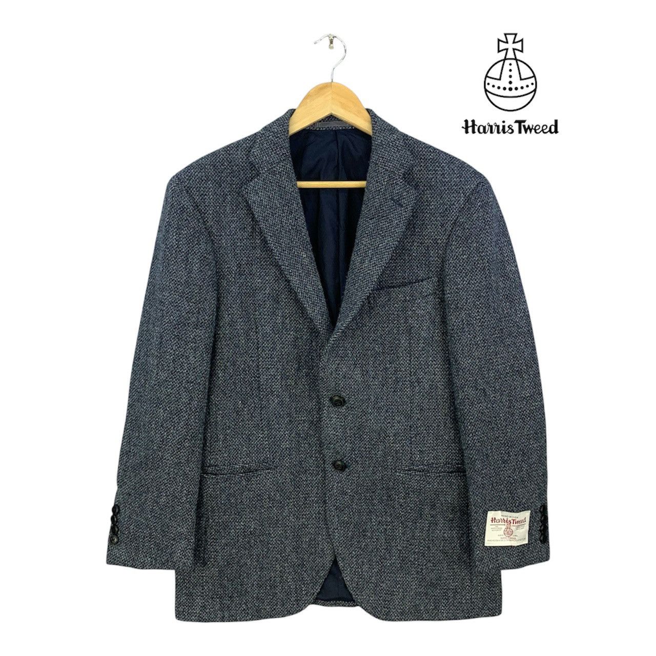 Harris Tweed Vintage Harris Tweed Wool Blazer Jacket Size US L / EU 52-54 / 3 - 1 Thumbnail