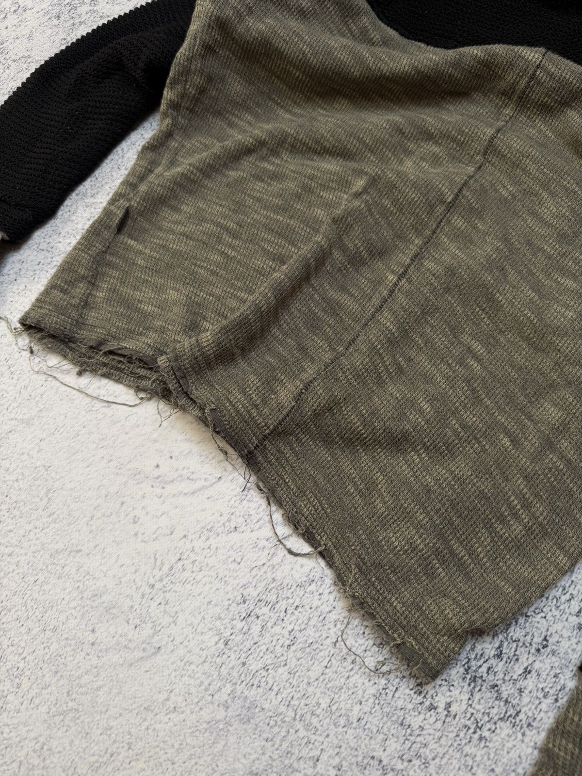 If Six Was Nine 00s Y2K Distressed Knit Sweater Opium Japanese Style Sweater Size S / US 4 / IT 40 - 4 Thumbnail