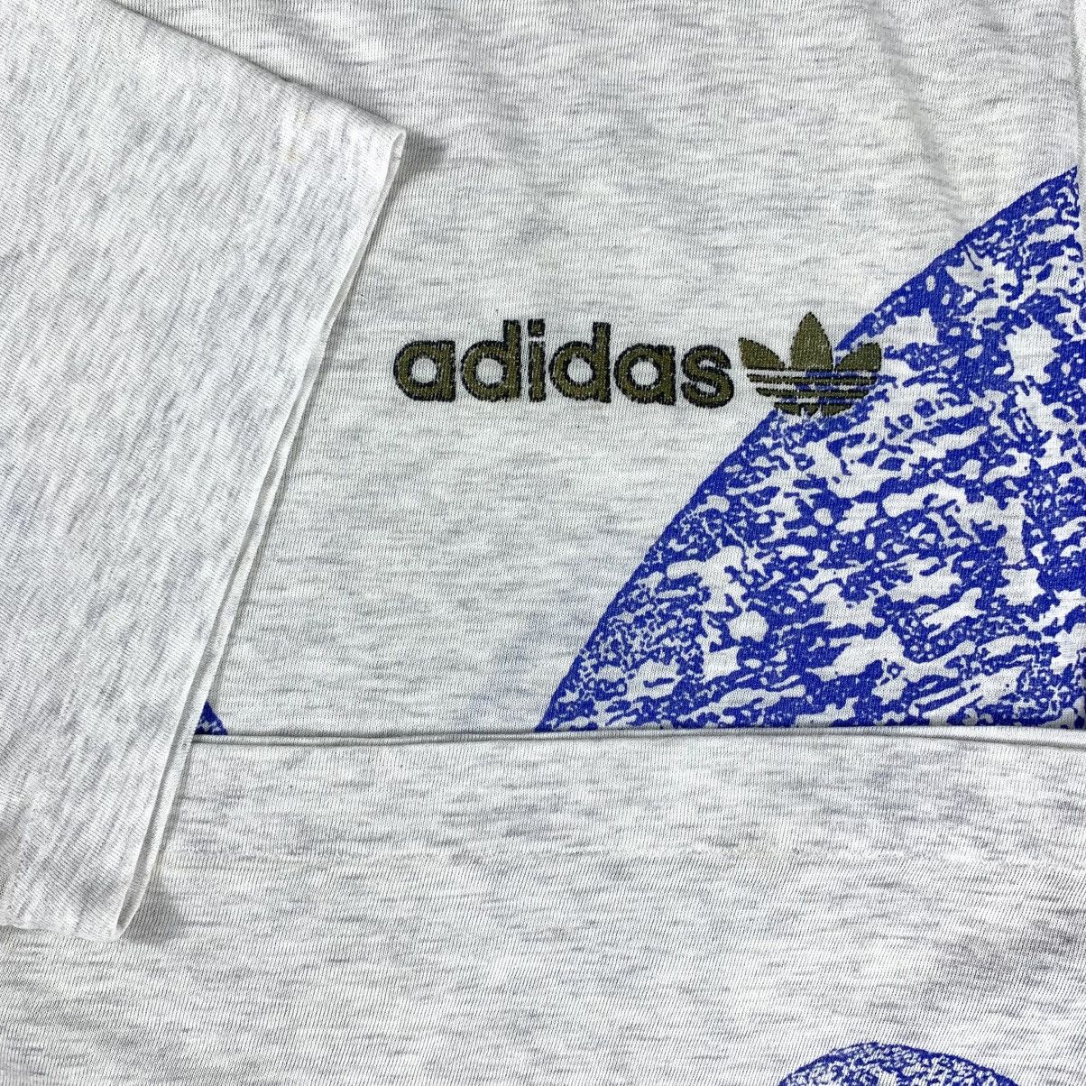Adidas × Vintage (SOLD OUT) VINTAGE ADIDAS 90’S ALL OVER PRINT T-SHIRT Size US L / EU 52-54 / 3 - 4 Thumbnail