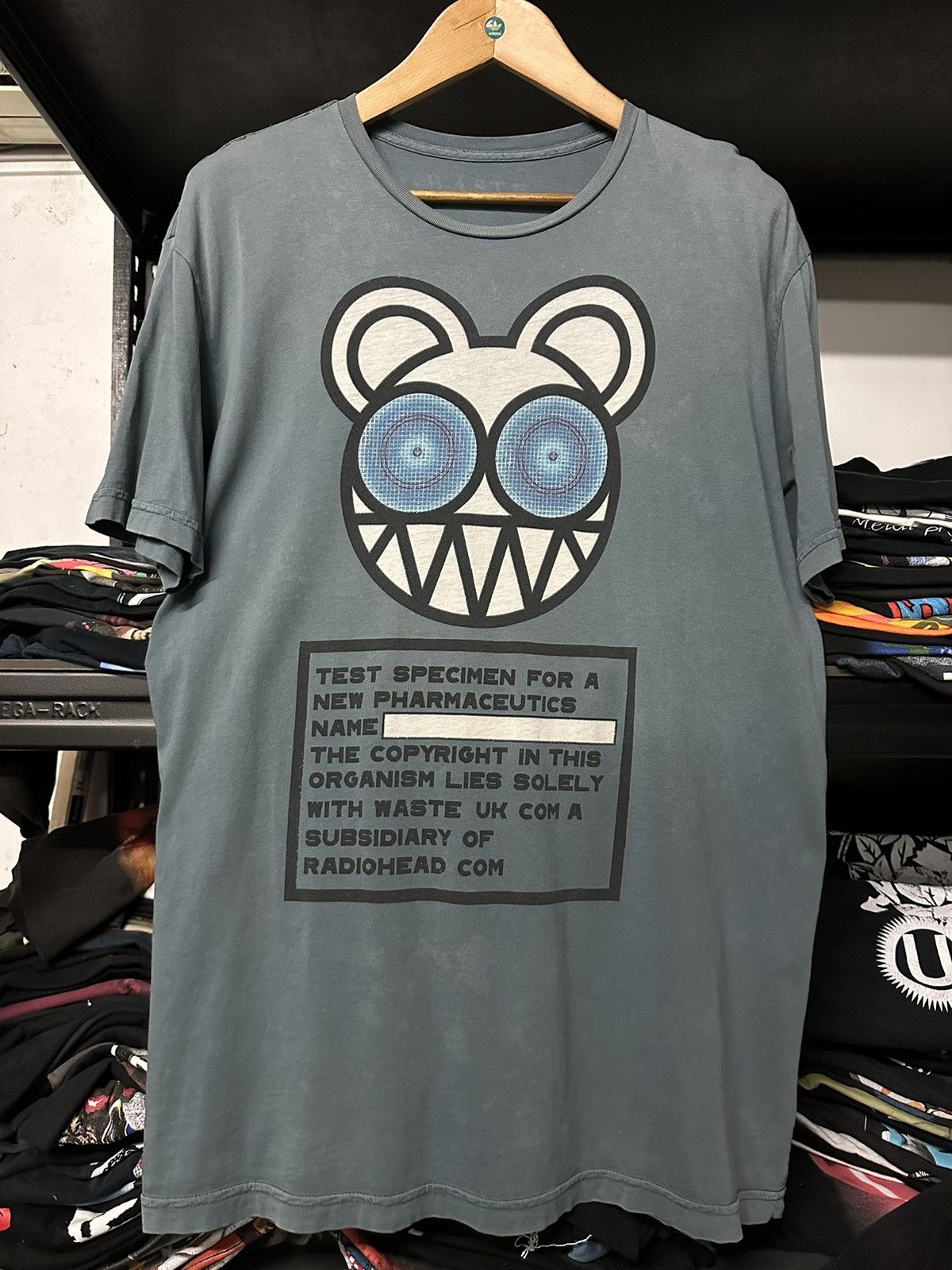 Vintage Radiohead Promo Faded Oversize Tee