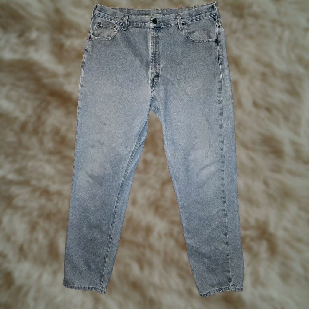 Carhartt Carhartt Jeans Men 40x34 Straight Distressed Blue Denim 90s Logo Workwear Size US 40 / EU 56 - 1 Thumbnail