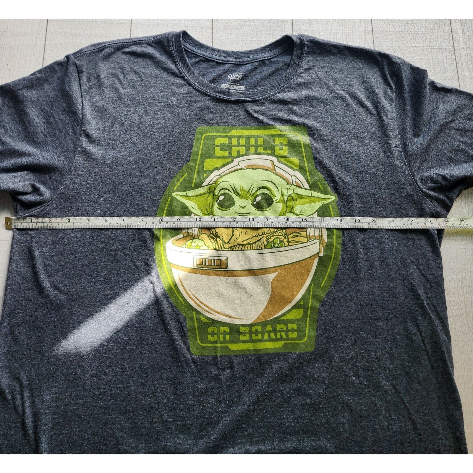 Star Wars Star Wars Grogu Gray T-Shirt Size XL Size US XL / EU 56 / 4 - 8 Thumbnail