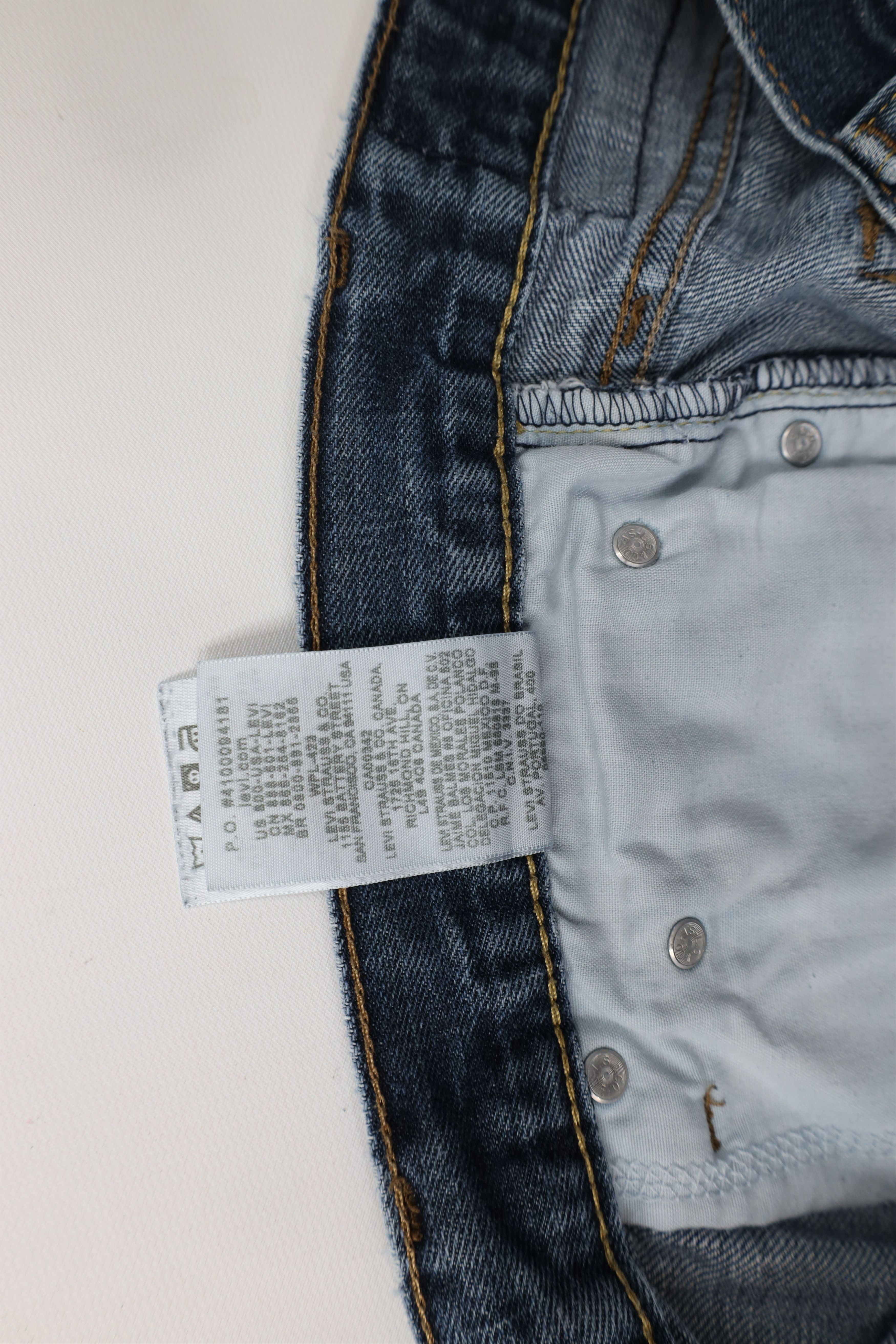 Levi's × Vintage Vintage Y2K Levis 527 Wide Leg Bootcut Denim Jeans Blue Size US 36 / EU 52 - 10 Thumbnail