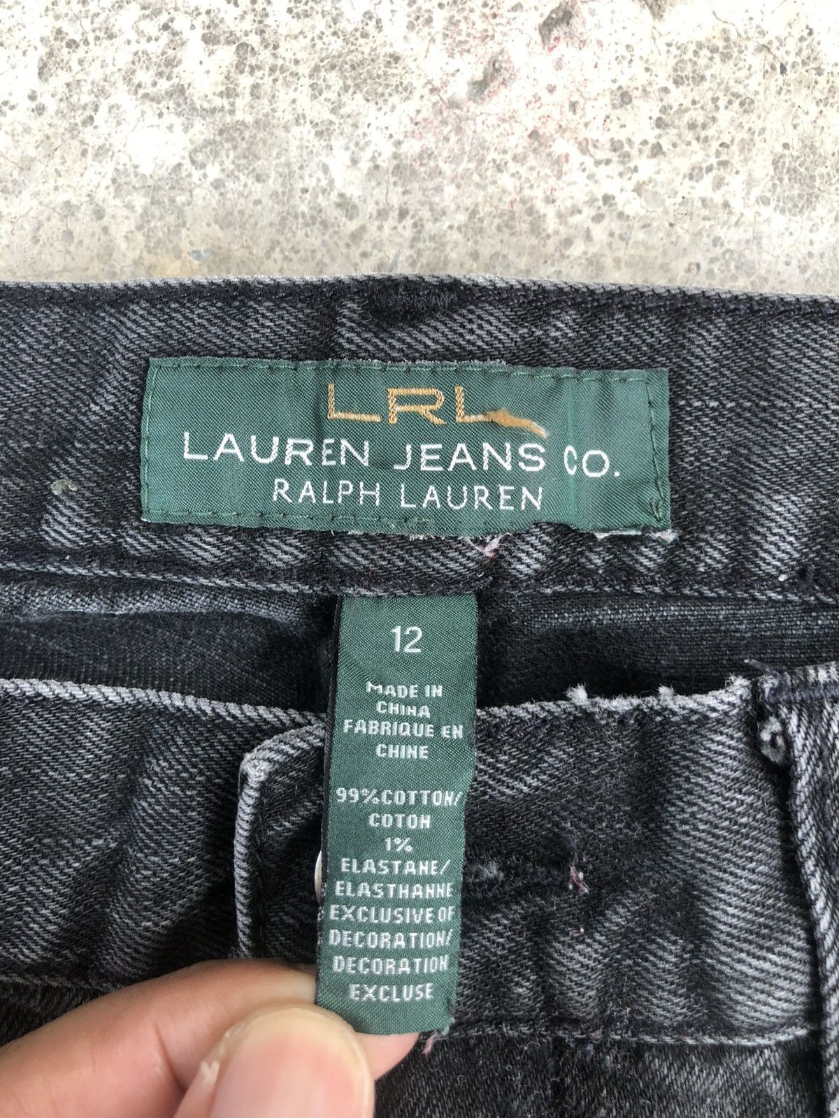 If Six Was Nine LRL Lauren Flared Jeans Distressed Jeans Size US 33 - 19 Thumbnail