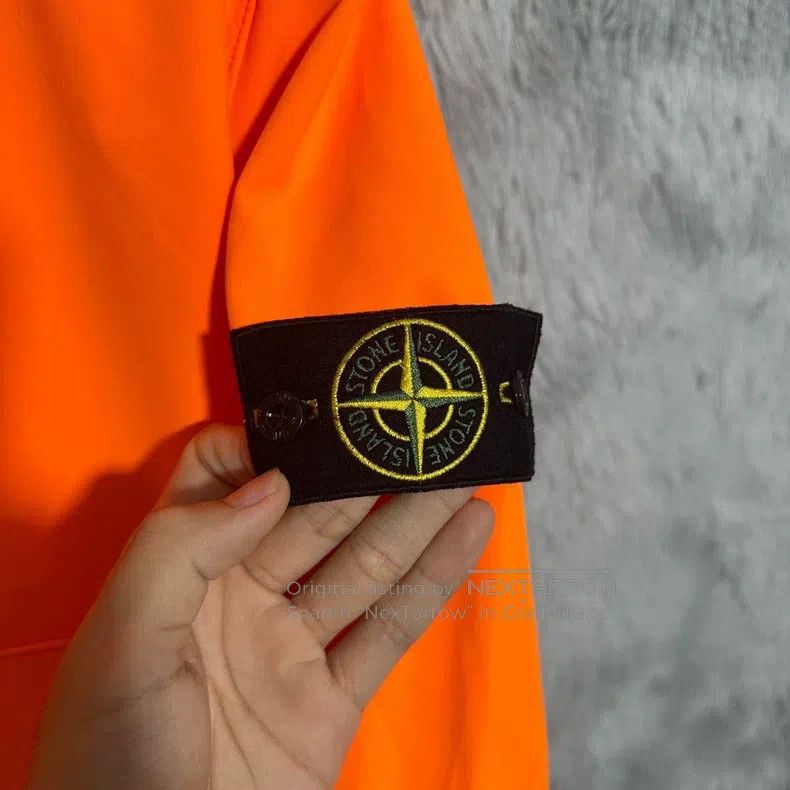 Stone Island Stone Island Soft shell jacket hooded coat orange M size Size US M / EU 48-50 / 2 - 3 Thumbnail
