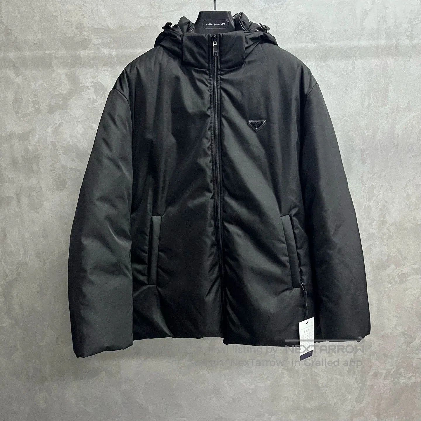 Prada black double-sided hooded jacket by prada. Size US L / EU 52-54 / 3 - 1 Thumbnail
