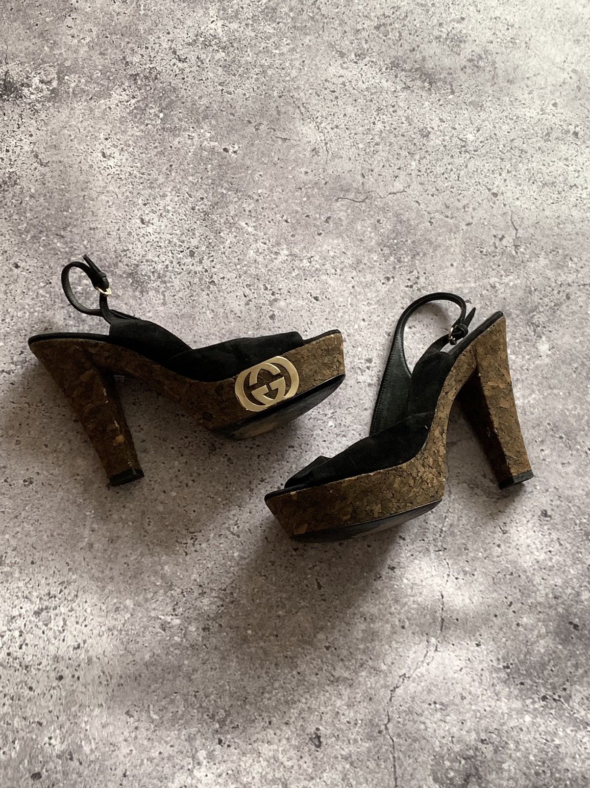 Gucci 🔥GUCCI BY TOM FORM PLATFORM HEELS Size US 8.5 / IT 38.5 - 1 Thumbnail