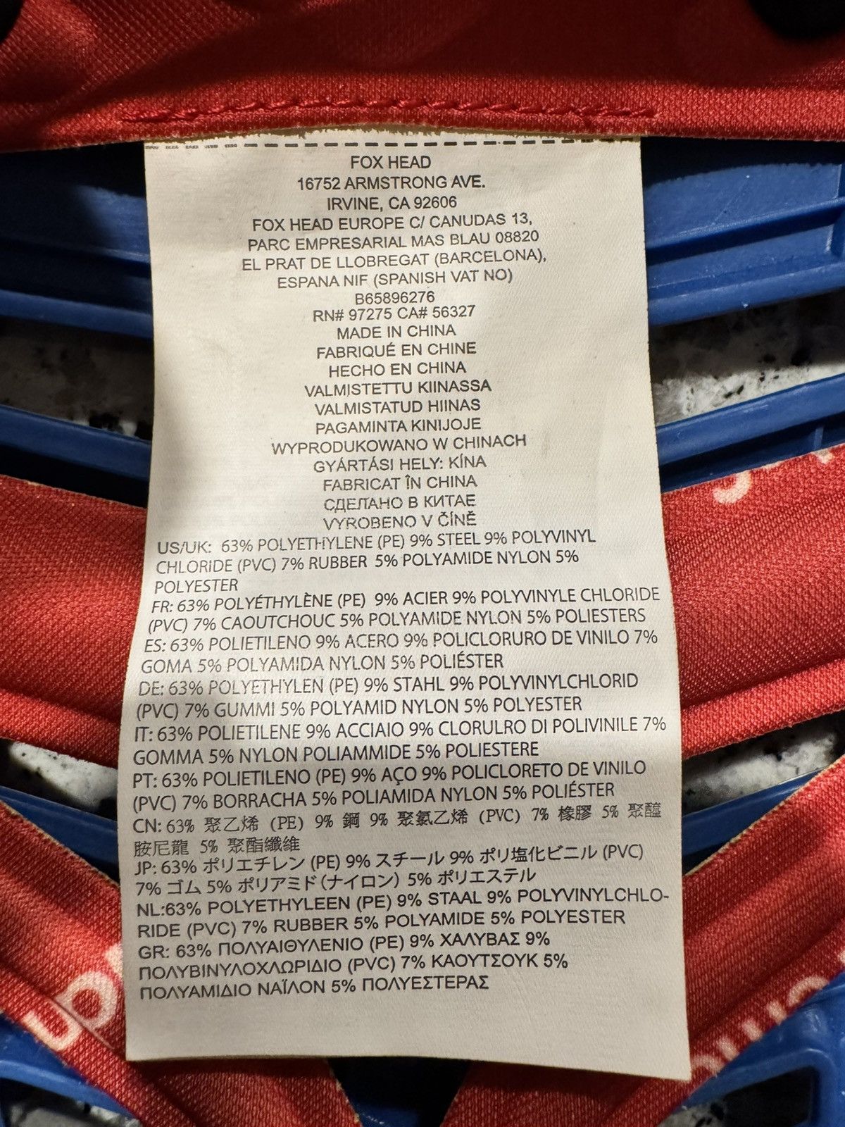 Fox Racing × Supreme Supreme X Fox Racing Proframe Roost Deflector Vest Box Logo Size ONE SIZE - 7 Thumbnail