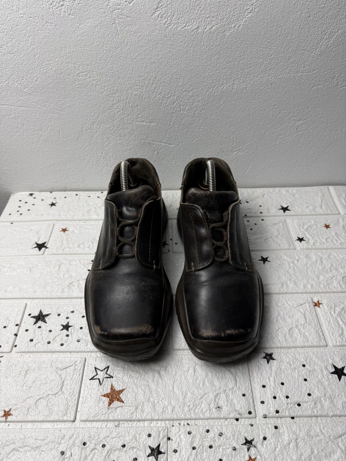 Prada Prada AW99 Vintage Chunky Derby US8 UK7 EUR41 Brown Leather Size US 8 / EU 41 - 5 Thumbnail