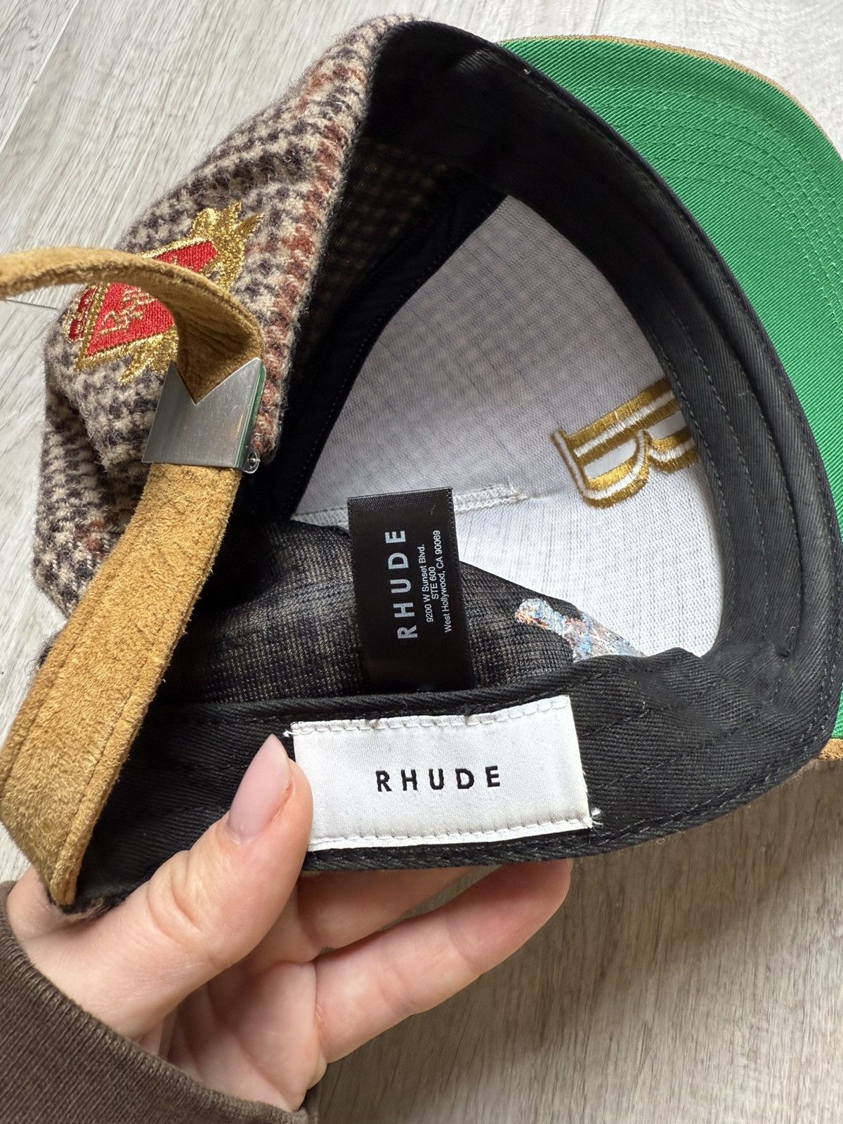 Rhude Rhude Tweed Cap Size ONE SIZE - 5 Thumbnail
