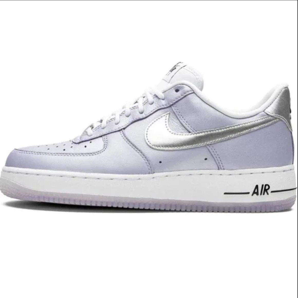 Nike Air Force 1 '07 Women's Shoes Oxygen Purple Silver 8