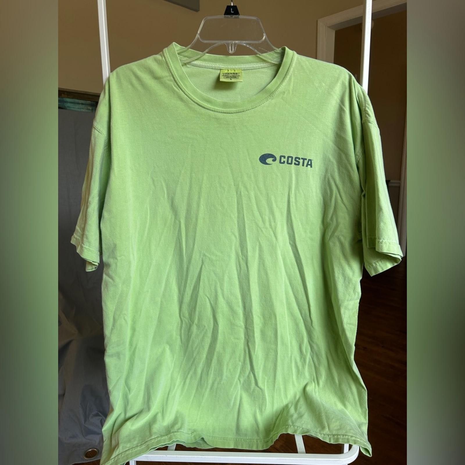 Costume National Costa Lime Green Short-Sleeve Logo Tee Size US M / EU 48-50 / 2 - 1 Thumbnail