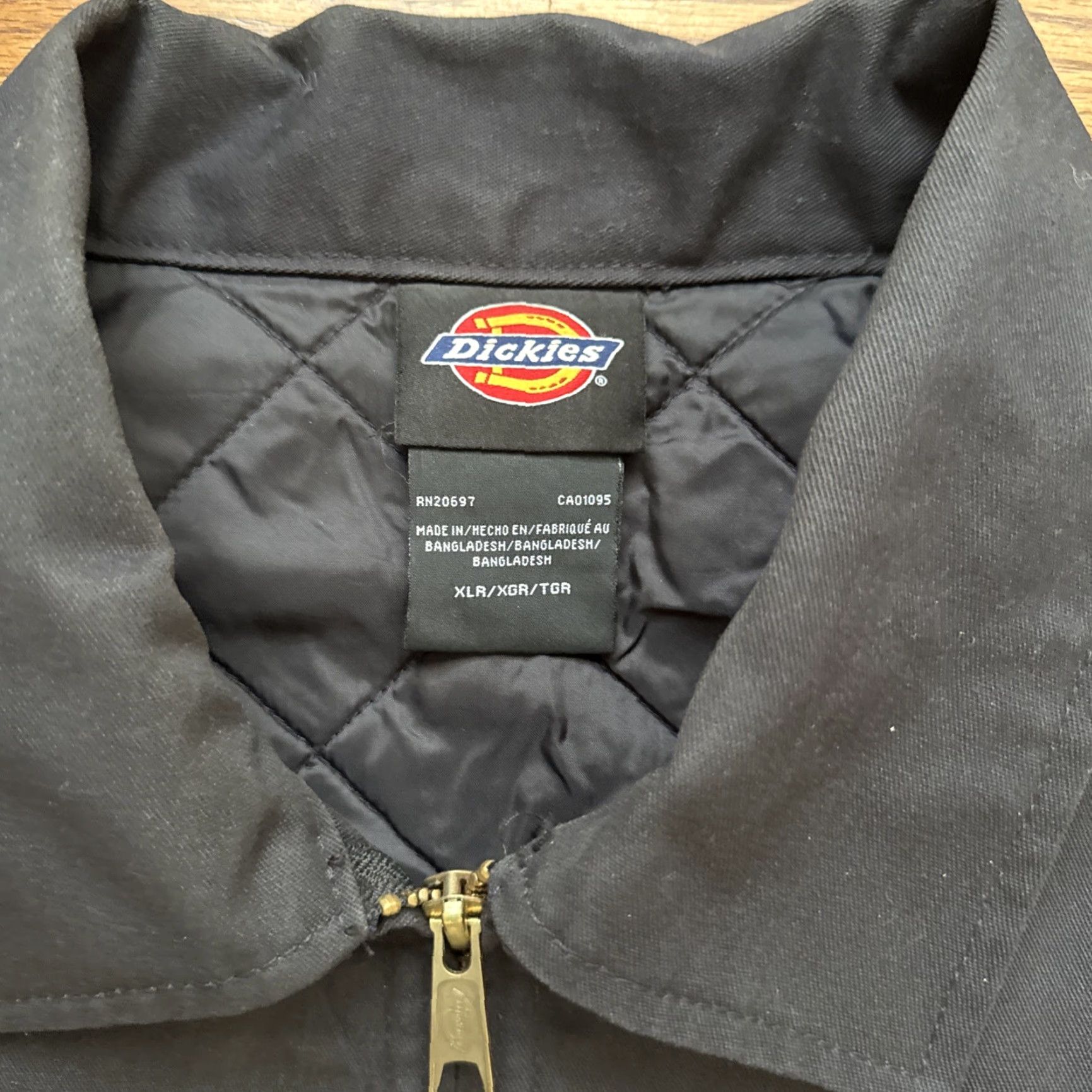 Dickies VINTAGE Dickies Eisenhower Jacket Adams Family Size XL C8 Black Polyester Overcoat Men Regular XL C8 Size US XL / EU 56 / 4 - 4 Thumbnail